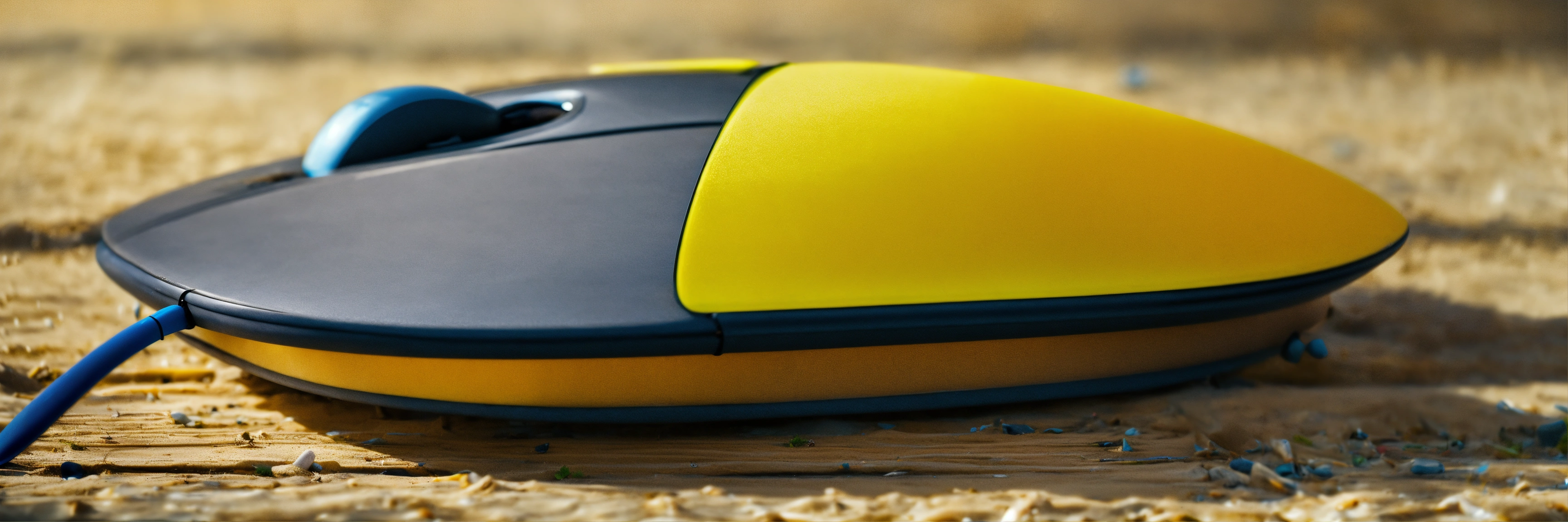 Lexica - Text hybrid of computer mouse and surfboard