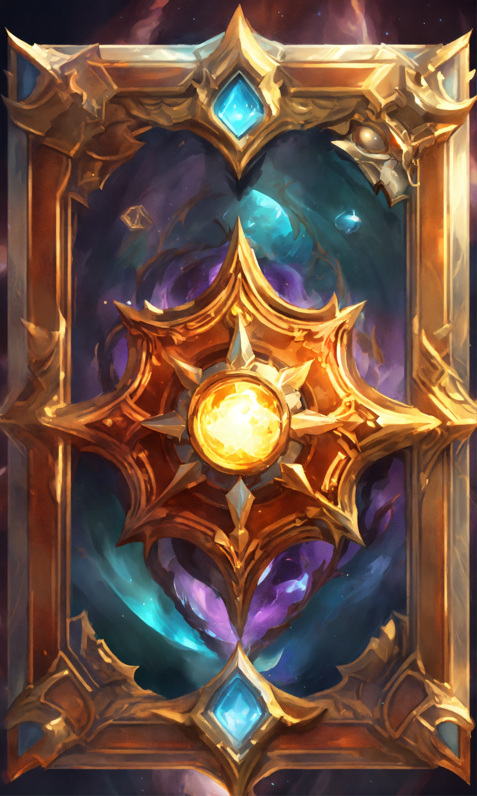 Lexica - Fantasy art card frame elements for high fantasy style tcg ...