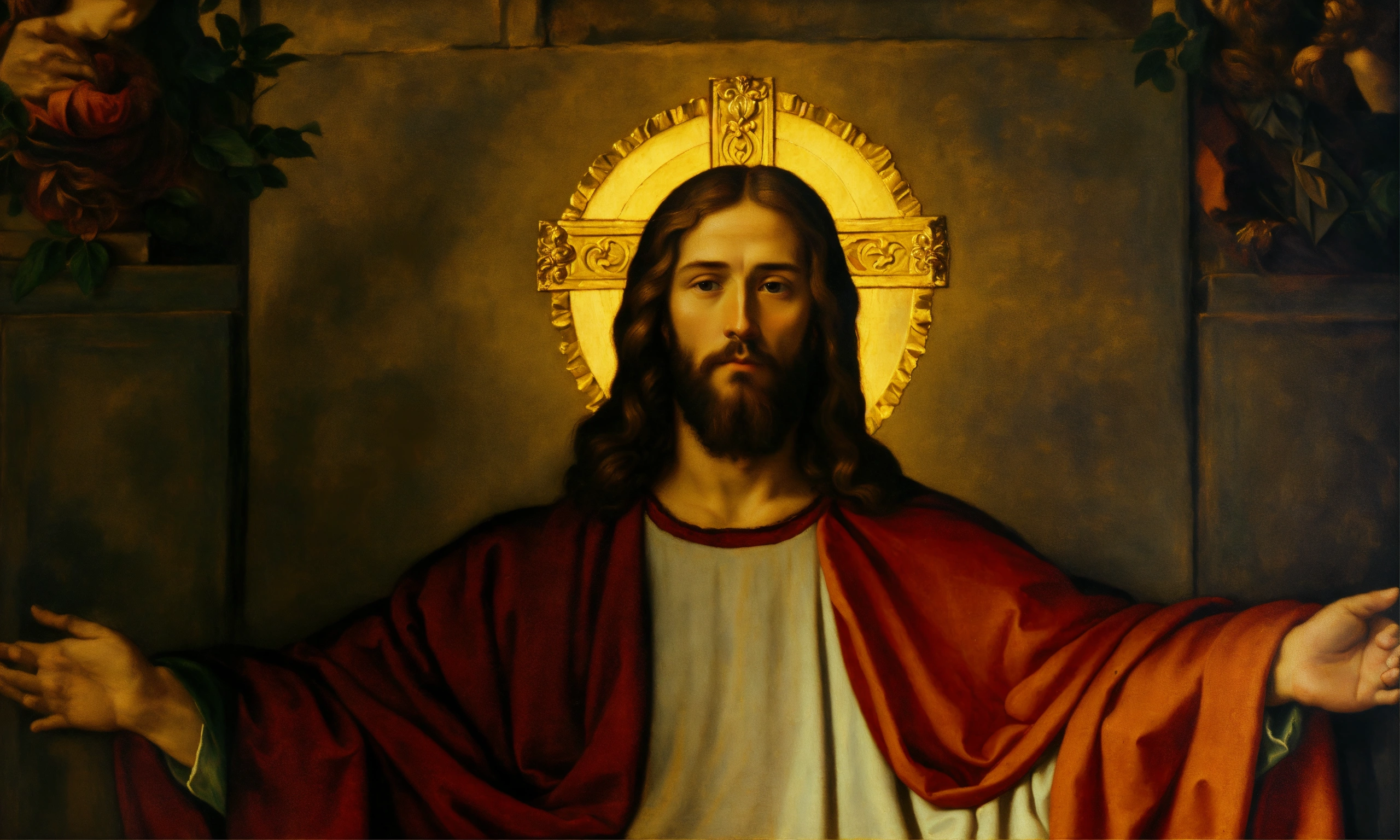 Lexica - Renaissance oil painting of jesus christ