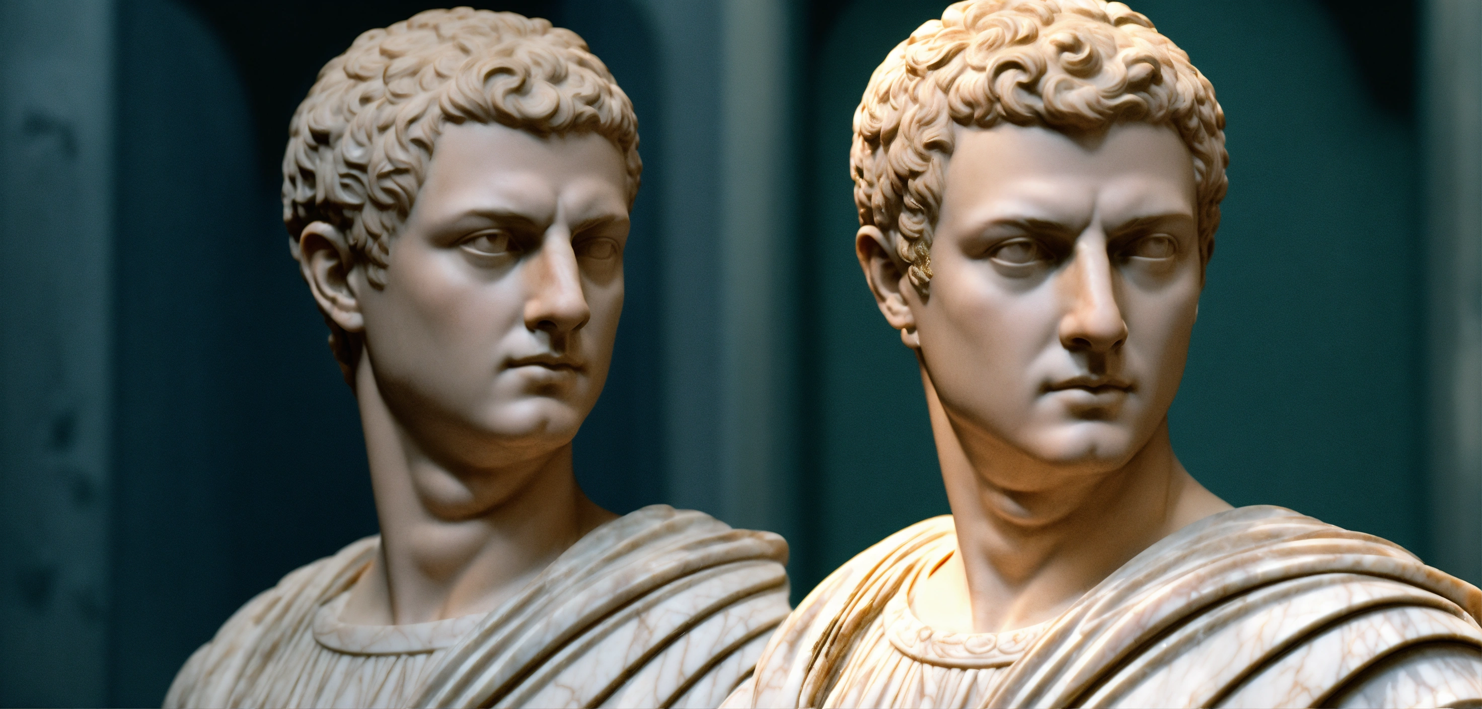 Lexica - Portrait marble bust of historical roman emperor Caligula, in ...