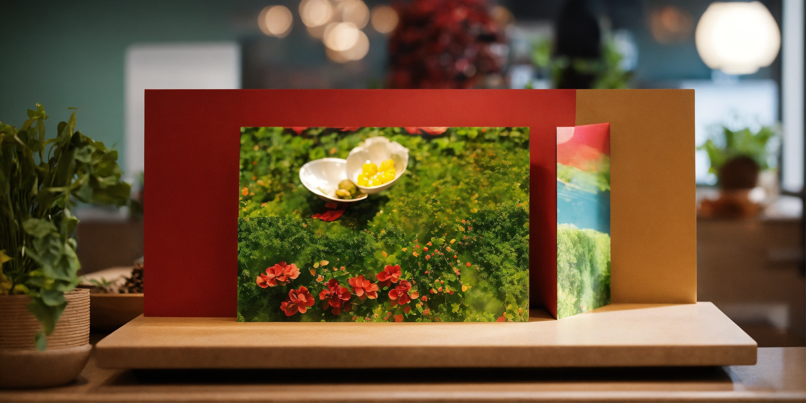 Lexica - Small countertop display made of paper