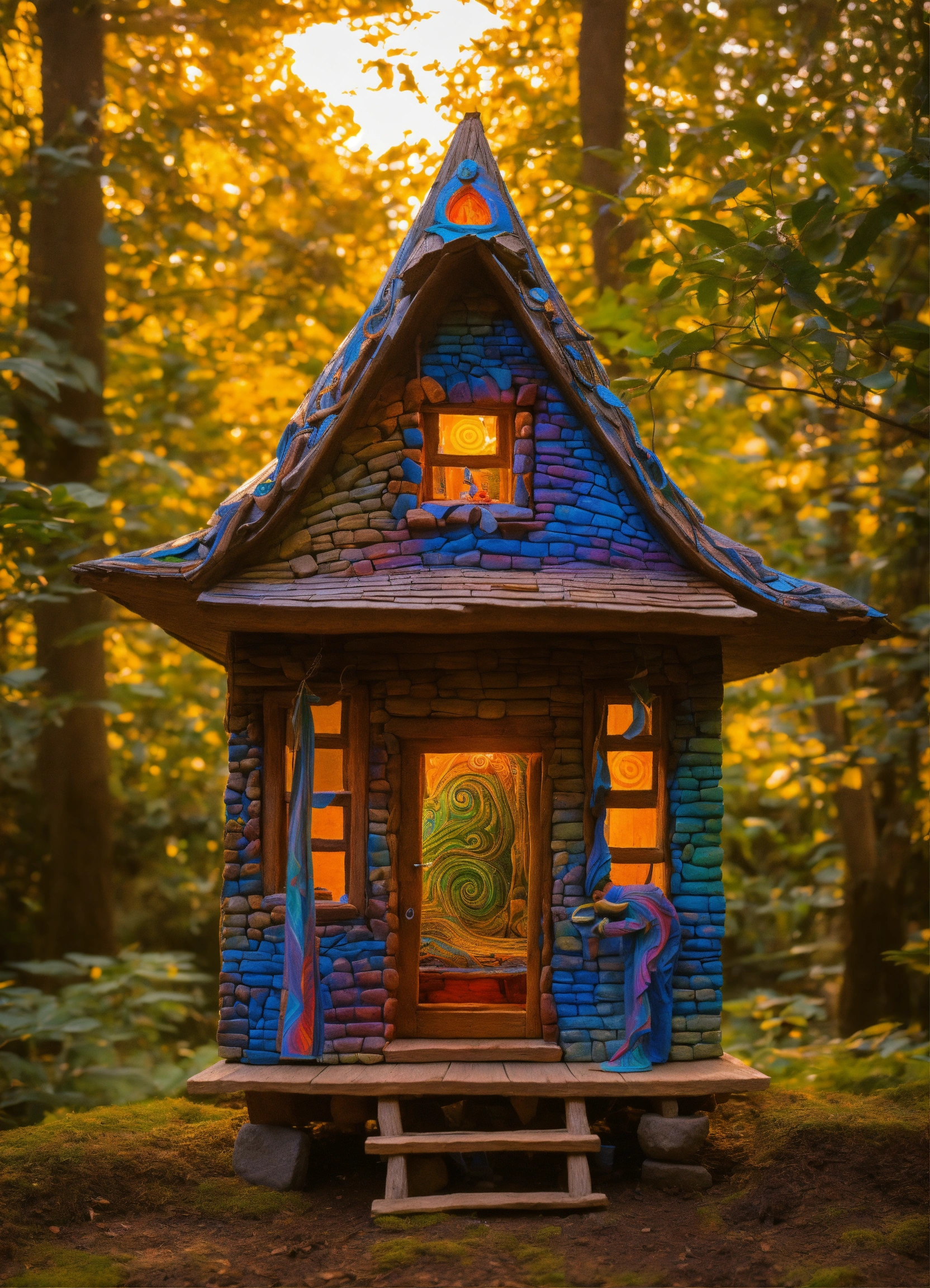 Lexica - An ancient shack hand made meditative sculptured tiny house in ...