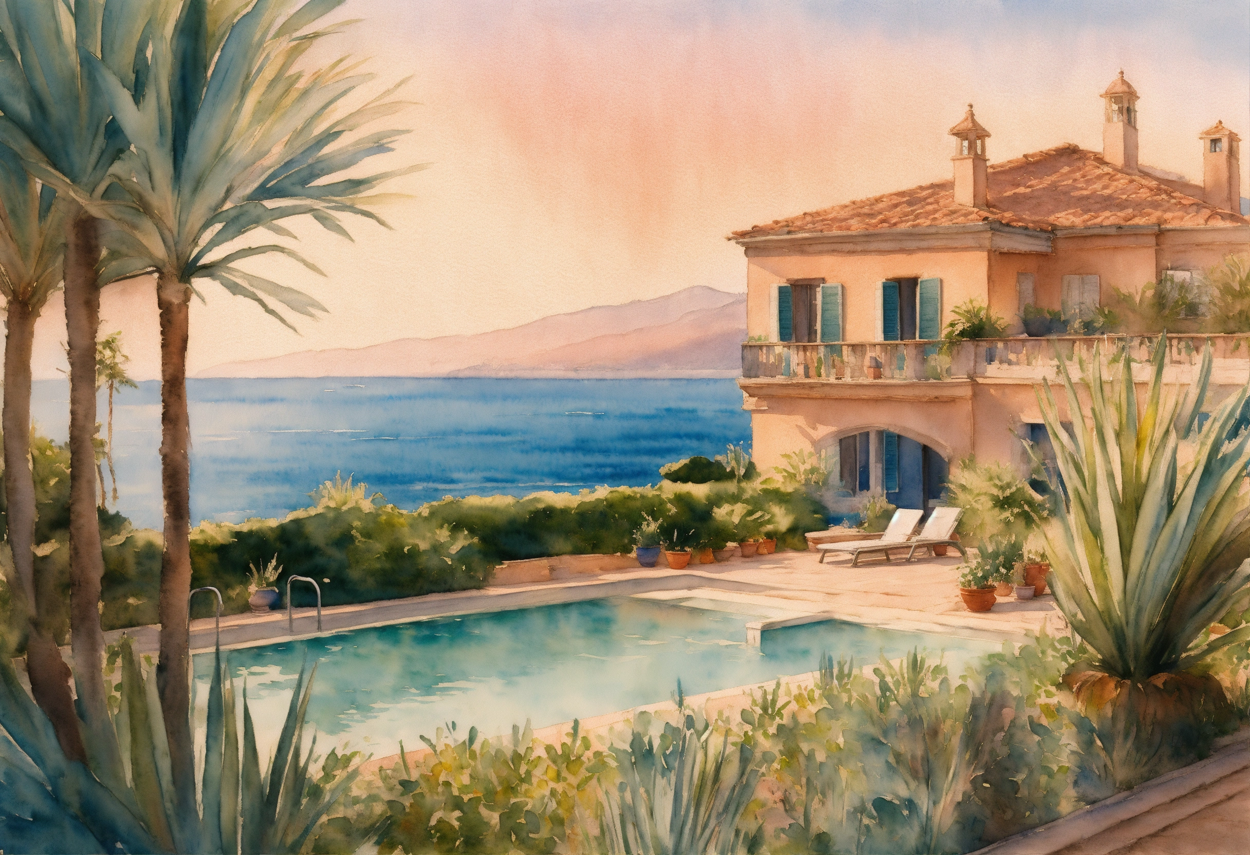 Lexica - Watercolour painting, pastel colours, warm light, intricate ...