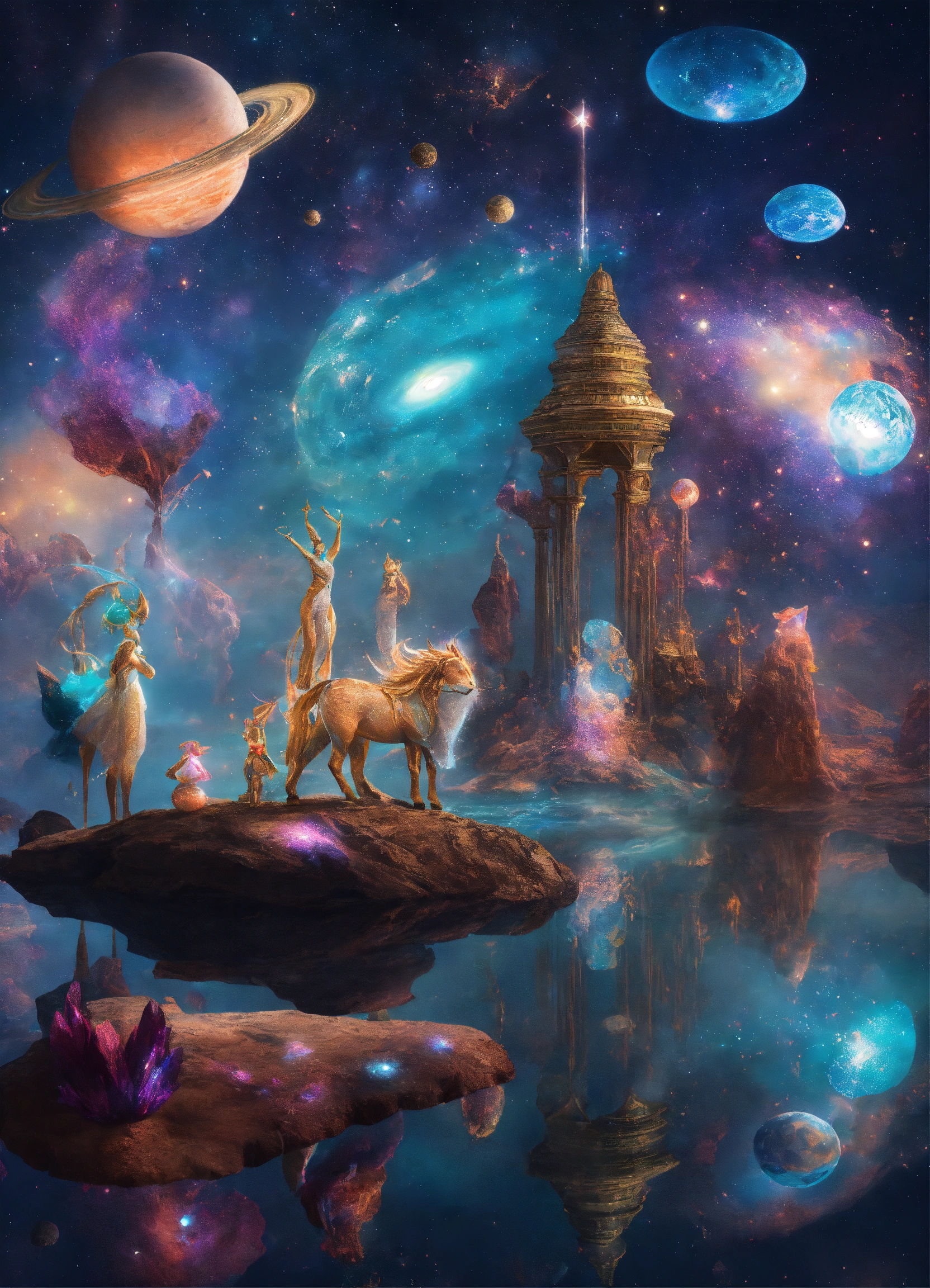 Lexica - Stellar Cosmic Creatures Immerse yourself in a celestial ...