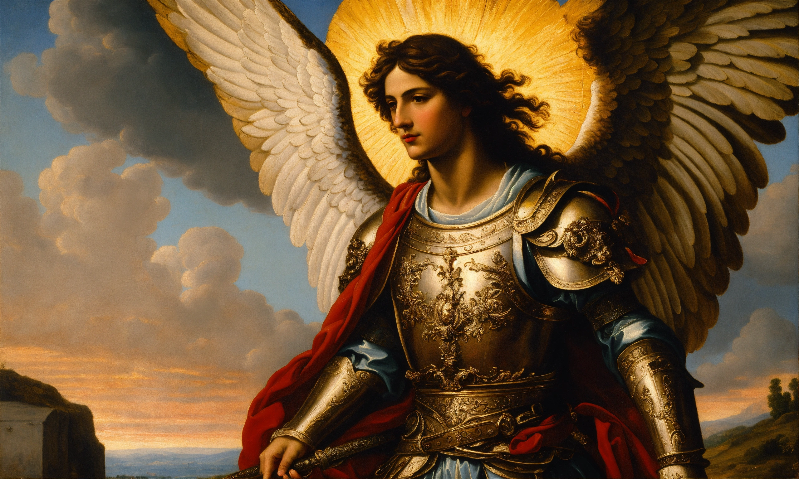 Lexica - Renaissance oil painting of the arch angel saint michael