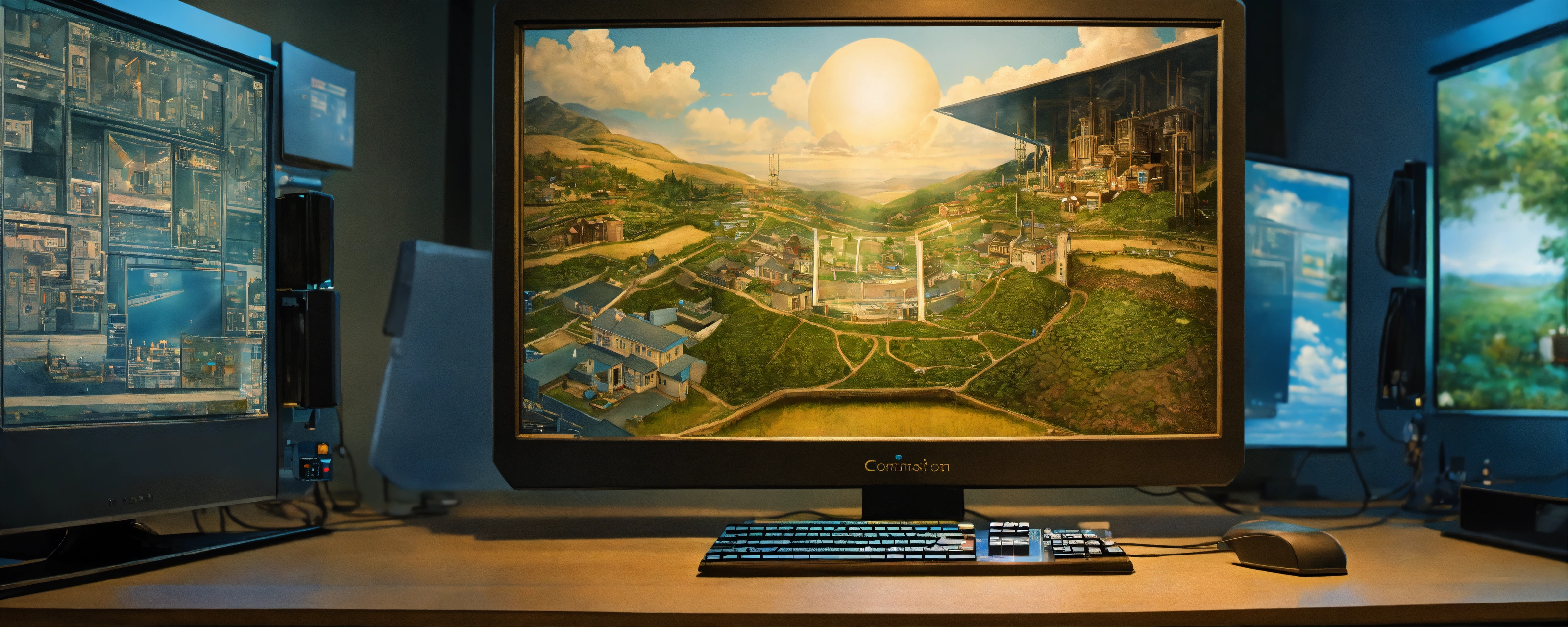 Lexica - A photorealistic close-up view from inside a giant transparent ...