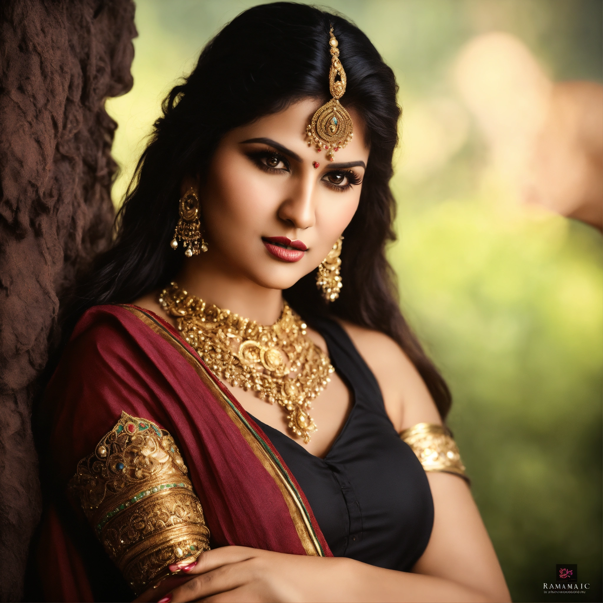 Lexica - Realistic gothic digital photography women portrait romancing ...