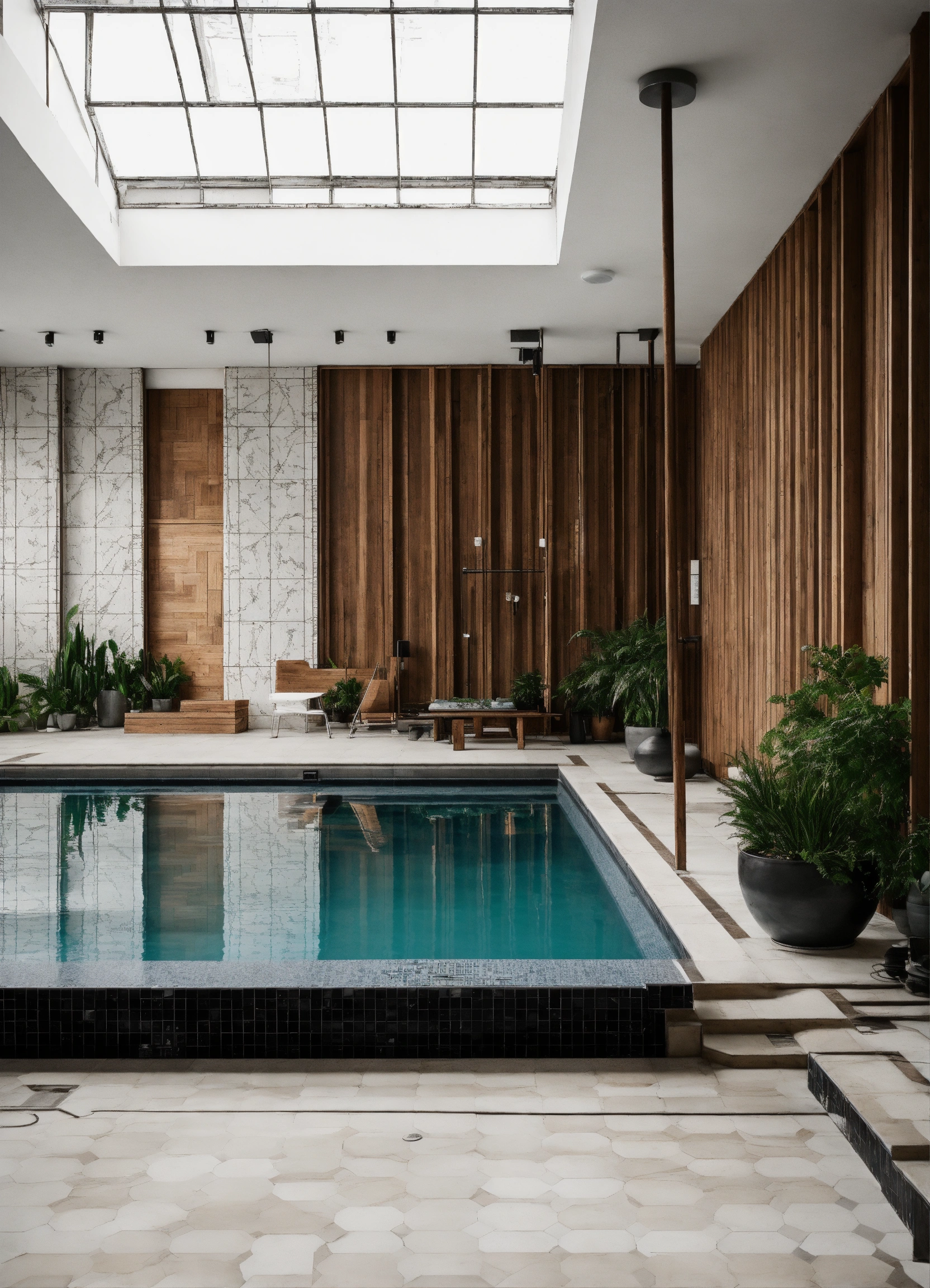 Lexica - Fitness, gym, swimming pool, avangard, interior, cozy, wood ...