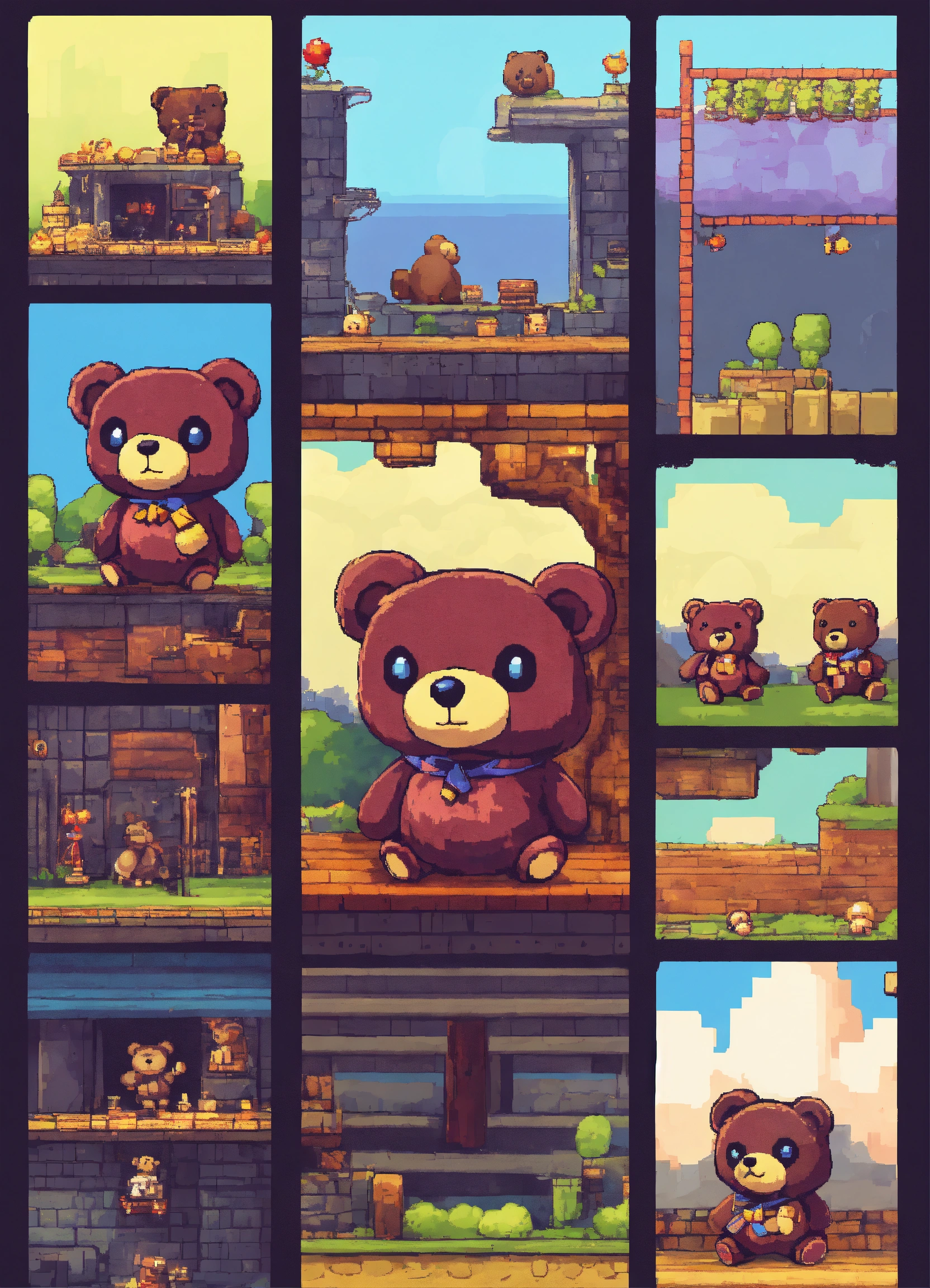 Lexica - 2d, byte, platformer, heavy metal, music, soft toy, 16 bit ...