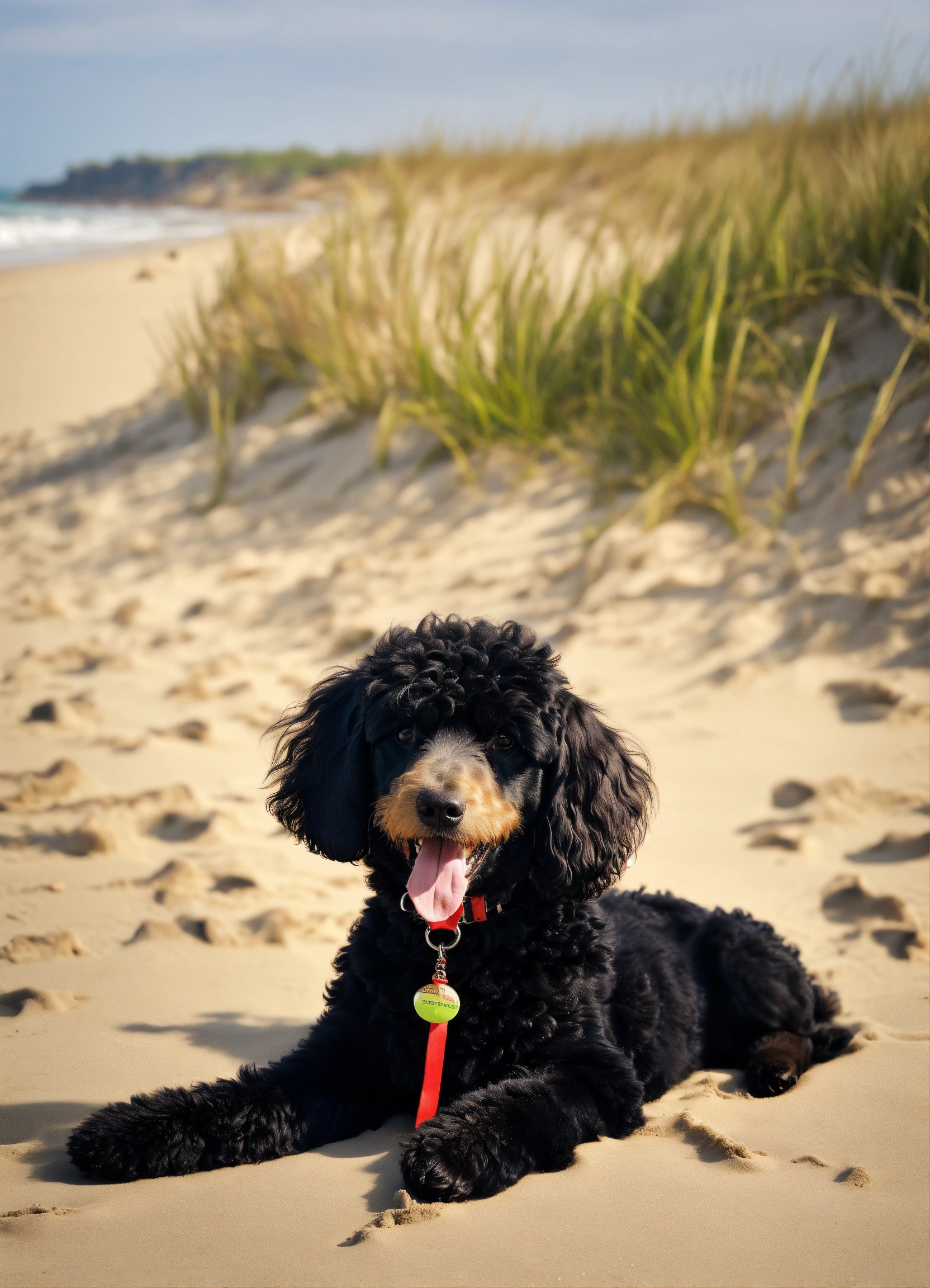 Lexica - 1. Bella's Great Beach Escape The salty breeze ruffled my fur ...
