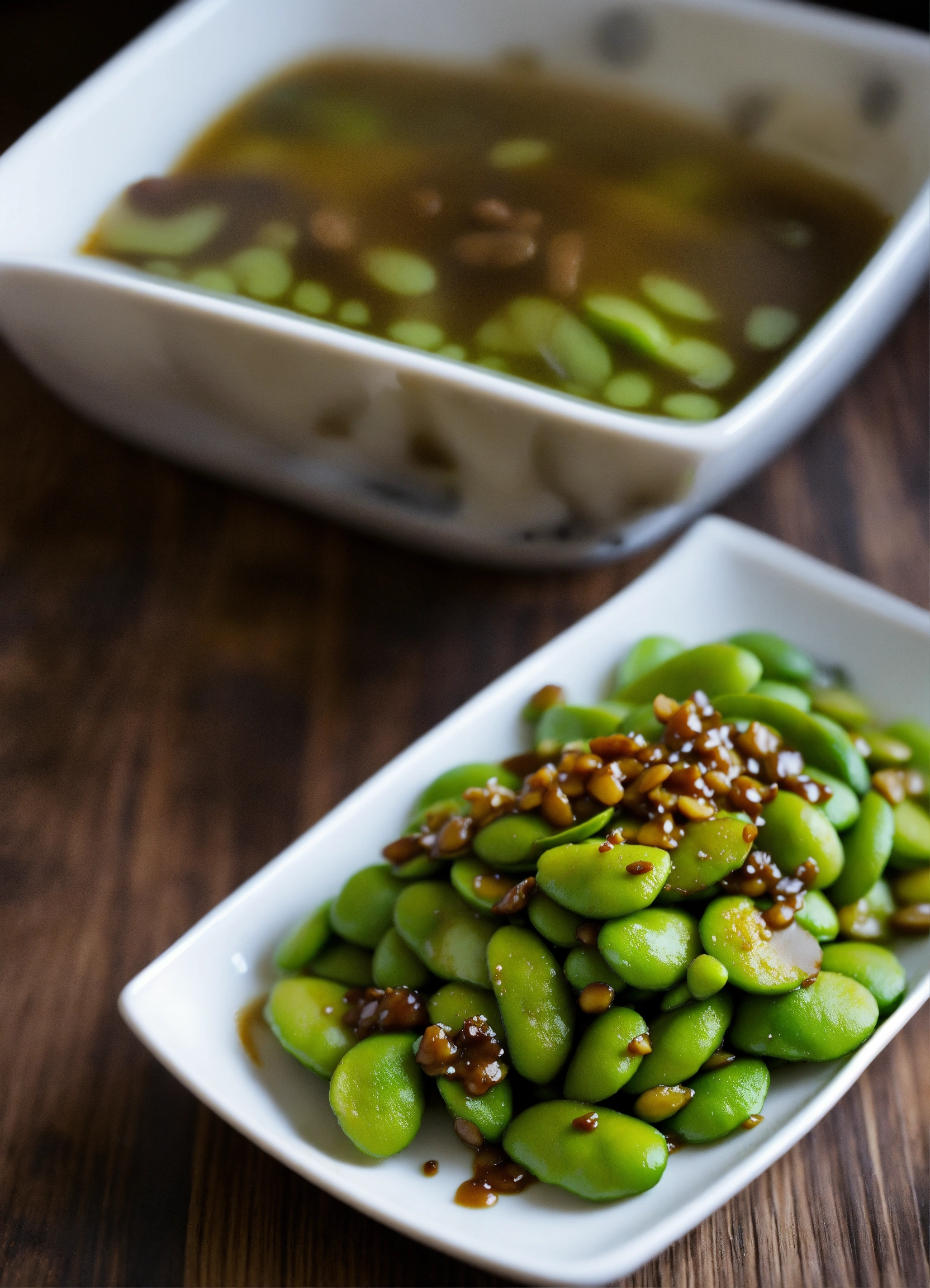 Lexica Miso Glazed Edamame Ingredients Edamame, white miso paste