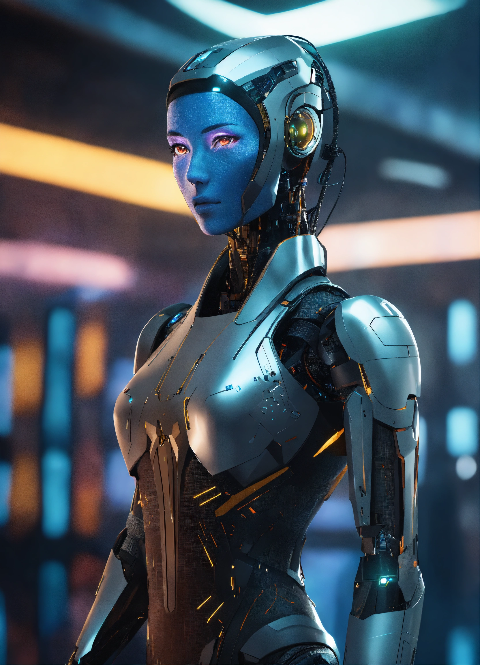 Lexica - Design a futuristic 4K avatar. Create a character that ...