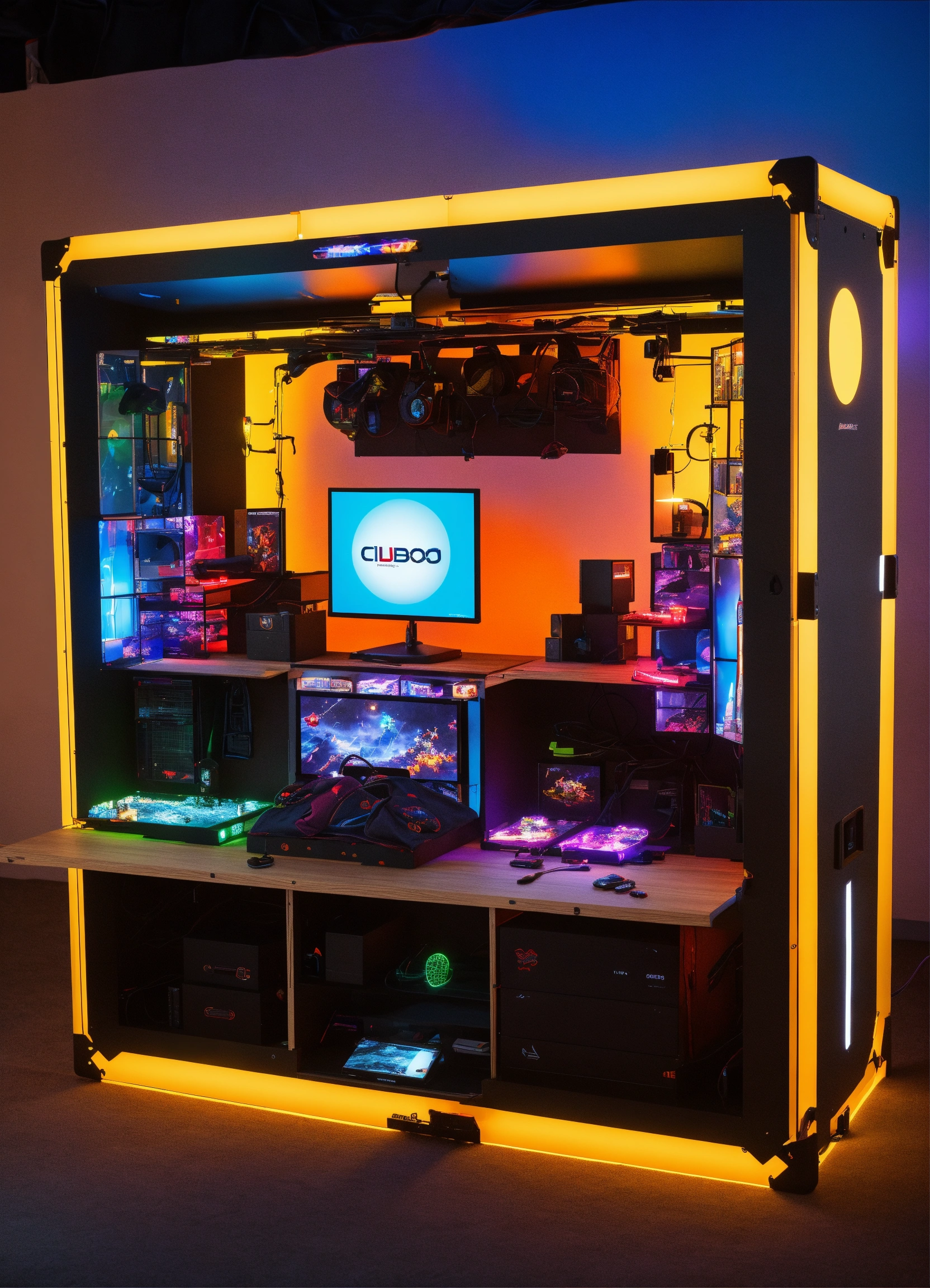 Lexica - A portable modular gaming station designed with lighting games ...