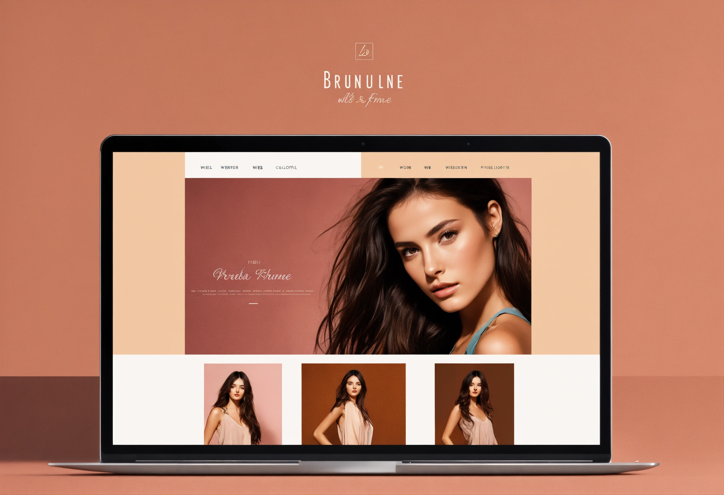 Lexica - Website template, online portfolio in colors, with very classy ...