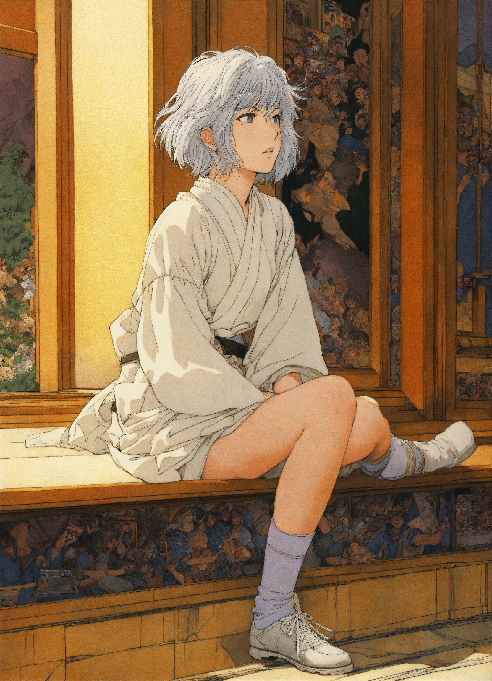Lexica - Body shot, dynamic pose, Hyper detailed manga anime cel Art ...