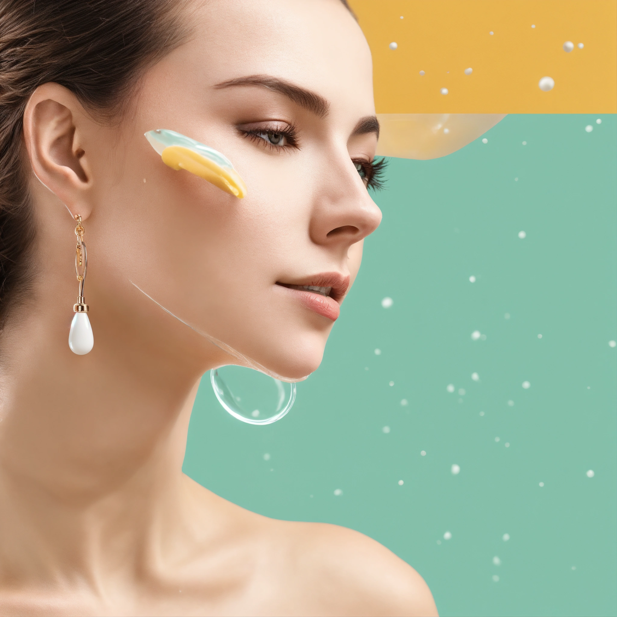 Lexica - Distinta signora che si spalma la crema sul viso davanti alla ...
