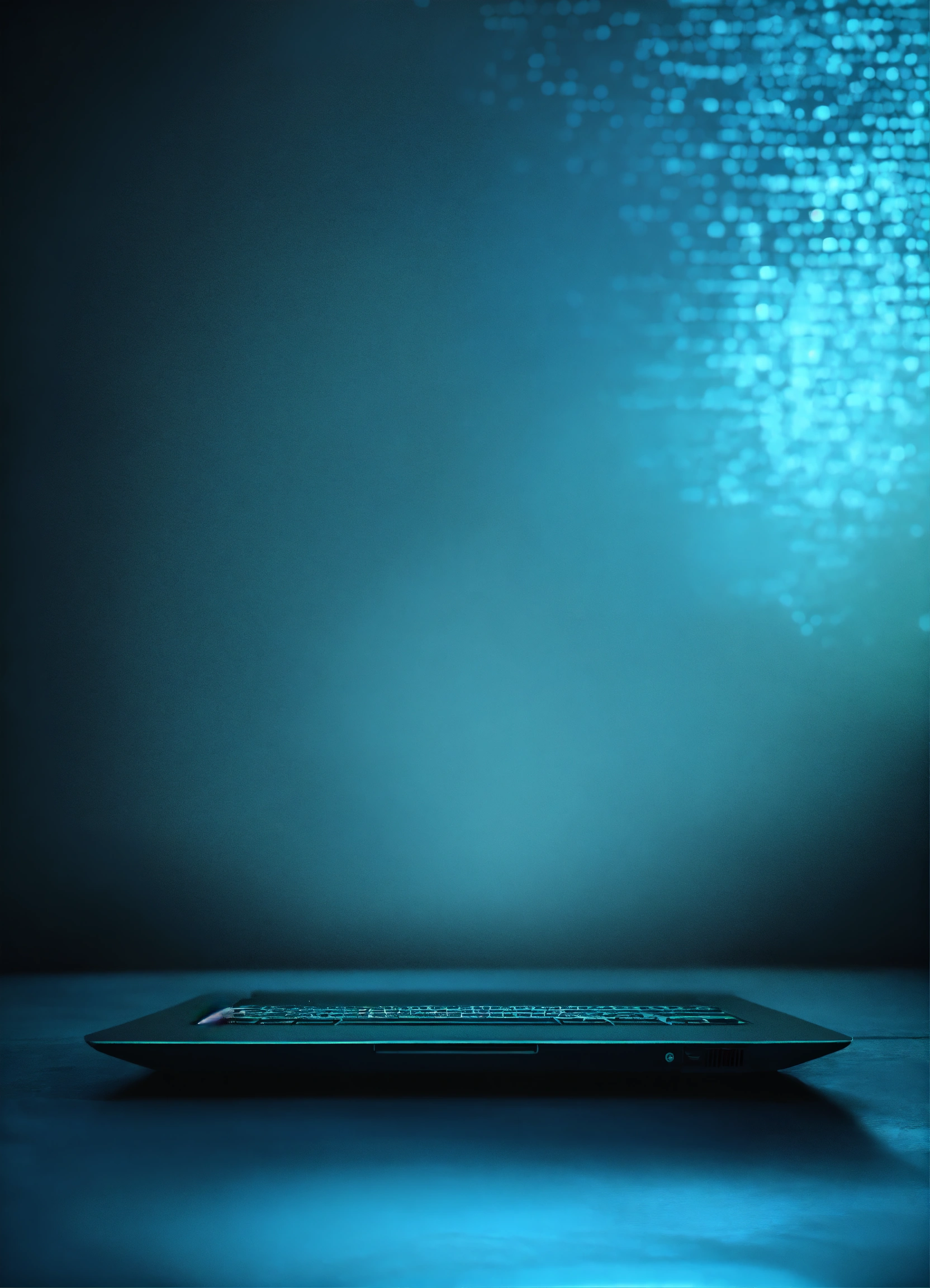 Lexica - Background laptop light blue, black