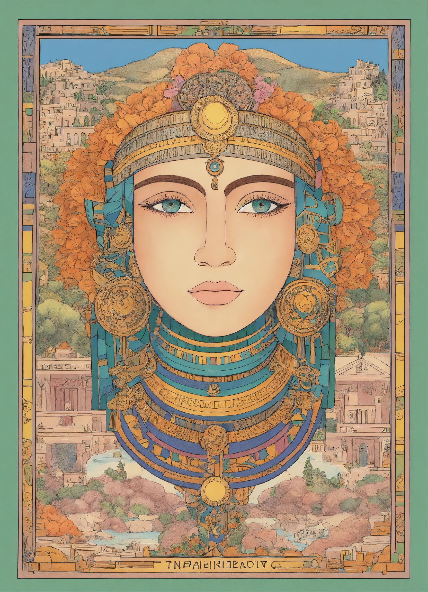 Lexica - Traditional greek art drawing the inner balance of serenity ...