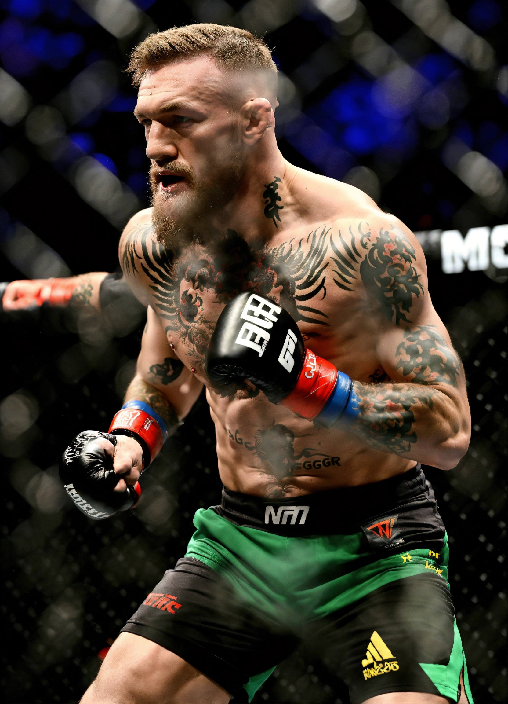 Lexica - Conor McGregor combattant de MMA avec sa tenue de combat à l ...