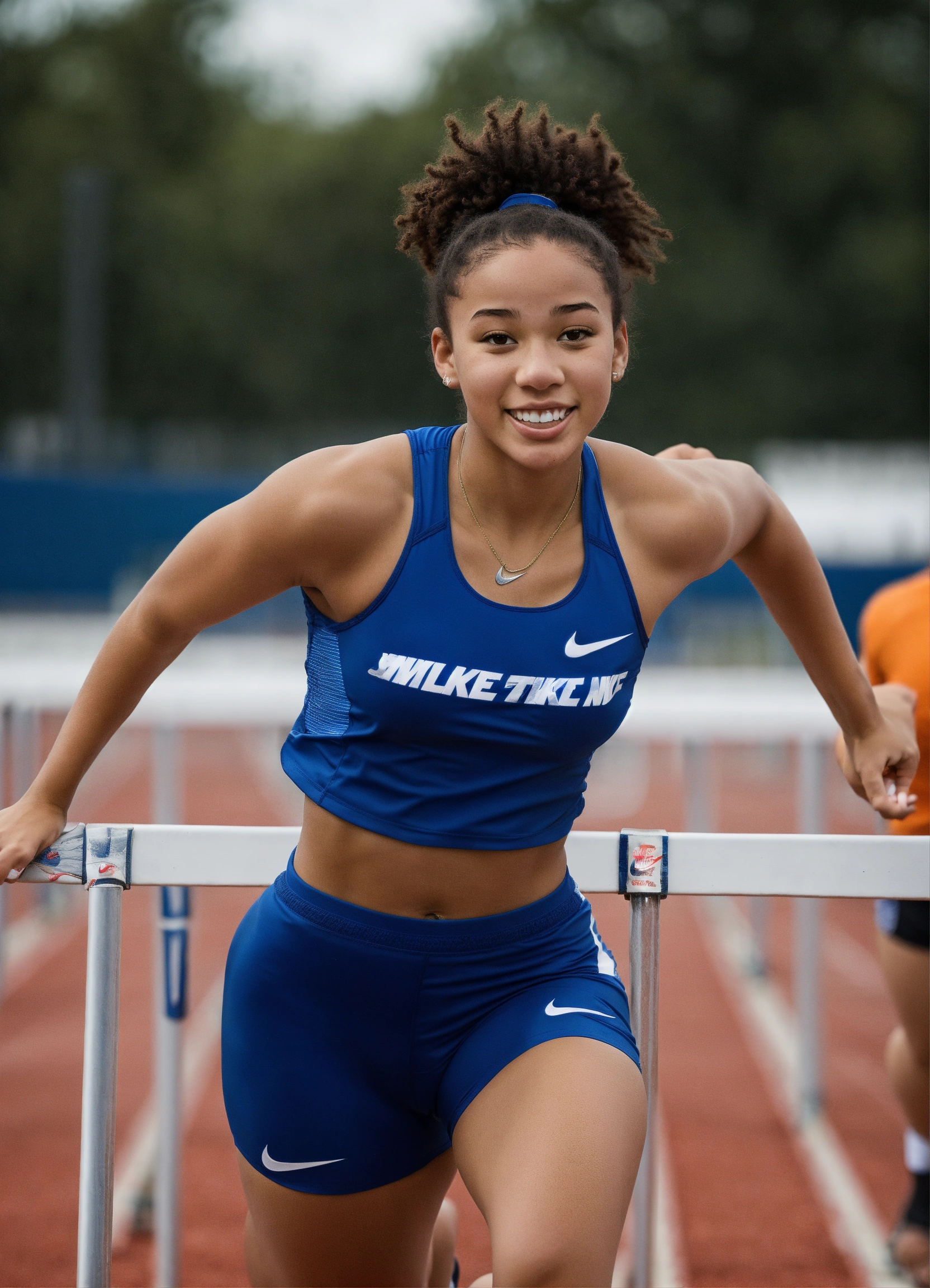 Track store spandex shorts