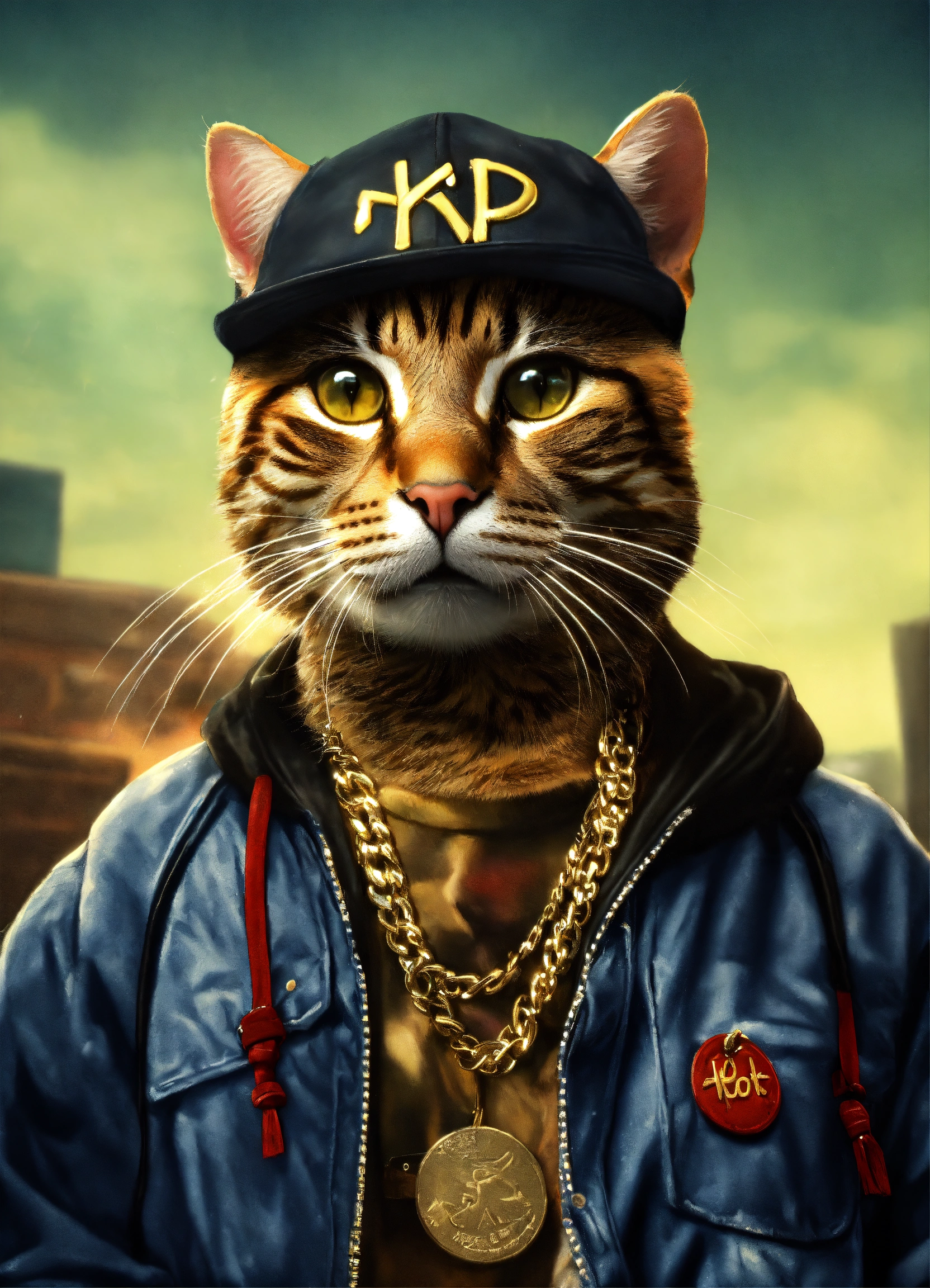 Lexica - Cat gang member, hip hop,rapper , realistic, photo realistic