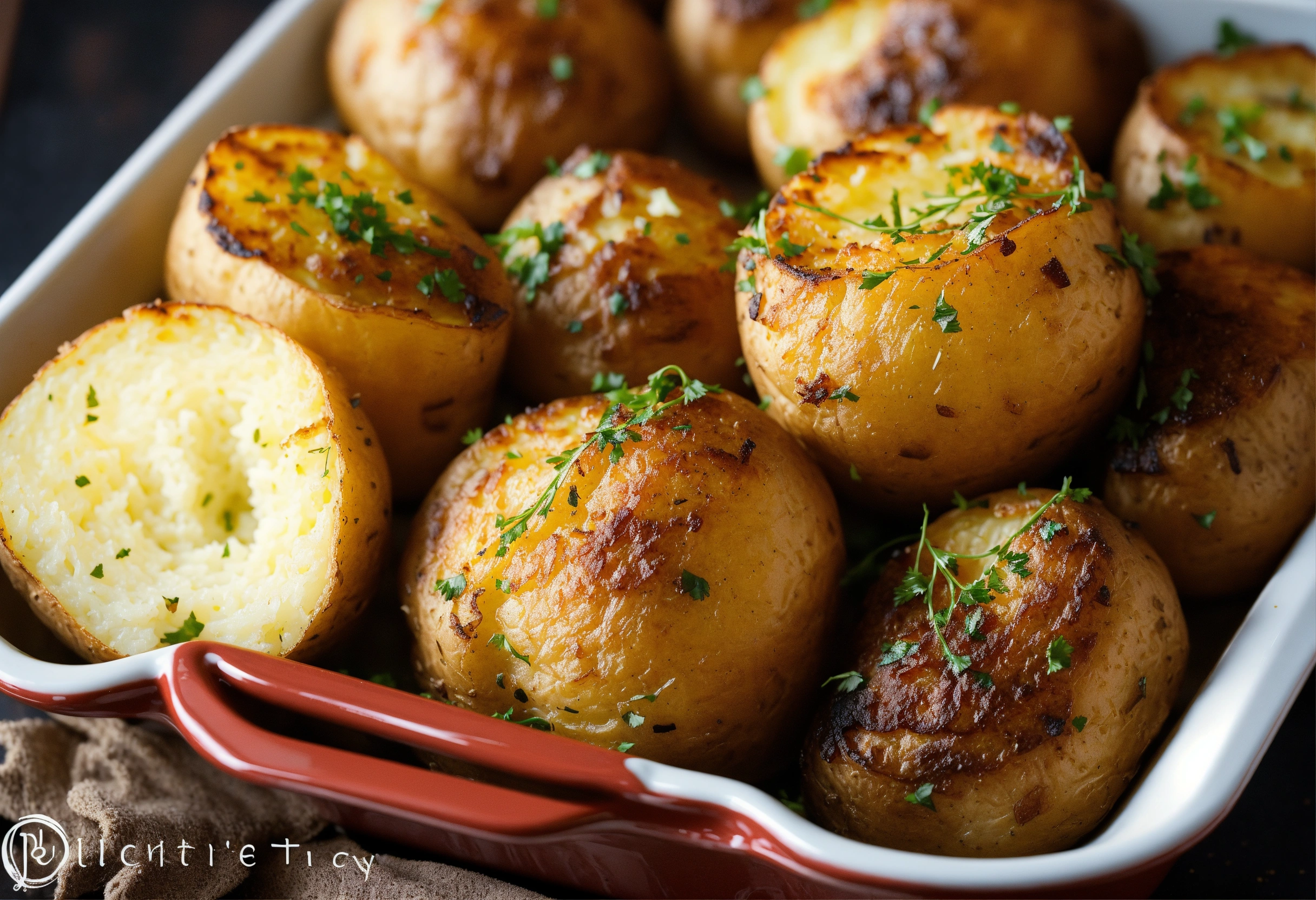 Lexica Capture the essence of large crispy, fluffy oven roasted