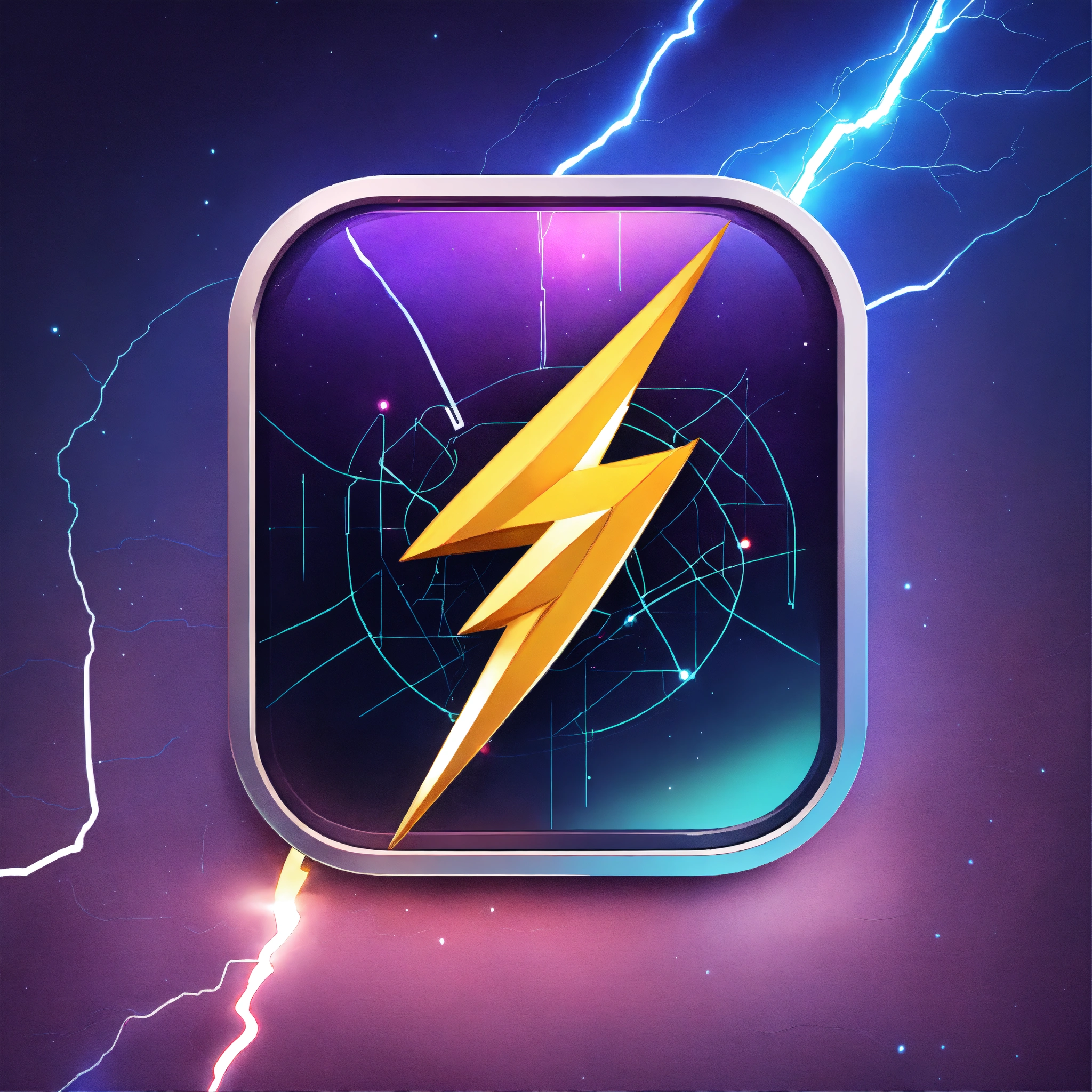 Lexica - Modern iOS app icon for Ethernet configuration, stylized ...