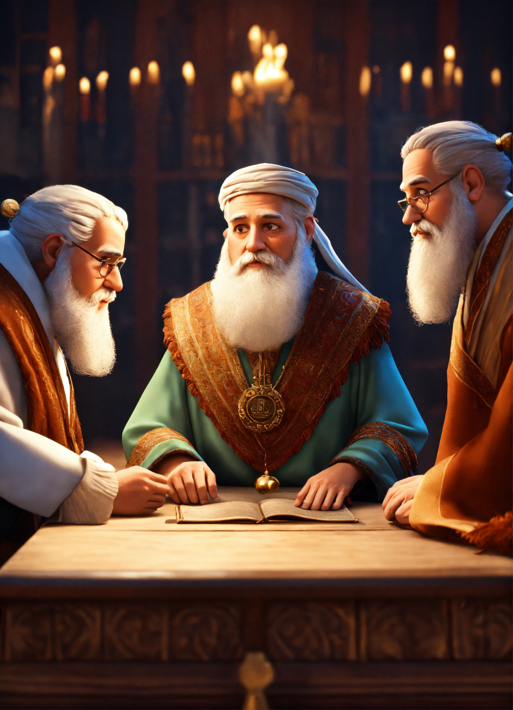 Lexica - Three Jews from a Jewish town from the Middle Ages, righteous ...