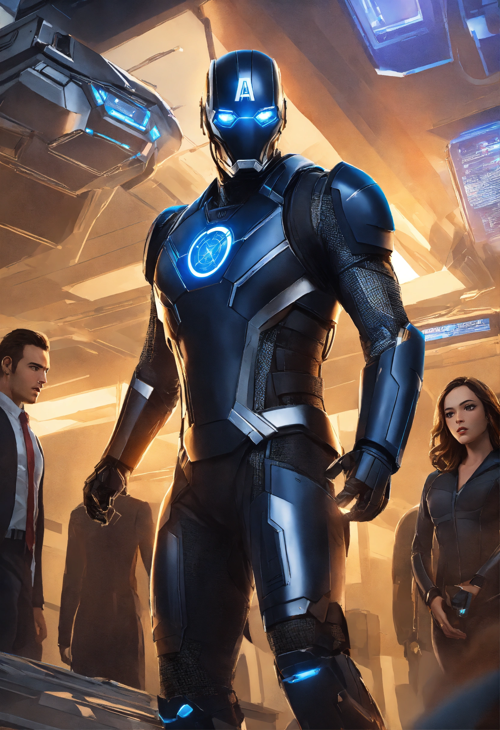 Lexica - Marvel Artificial Intelligent Digital Assistant (A.I.D.A ...