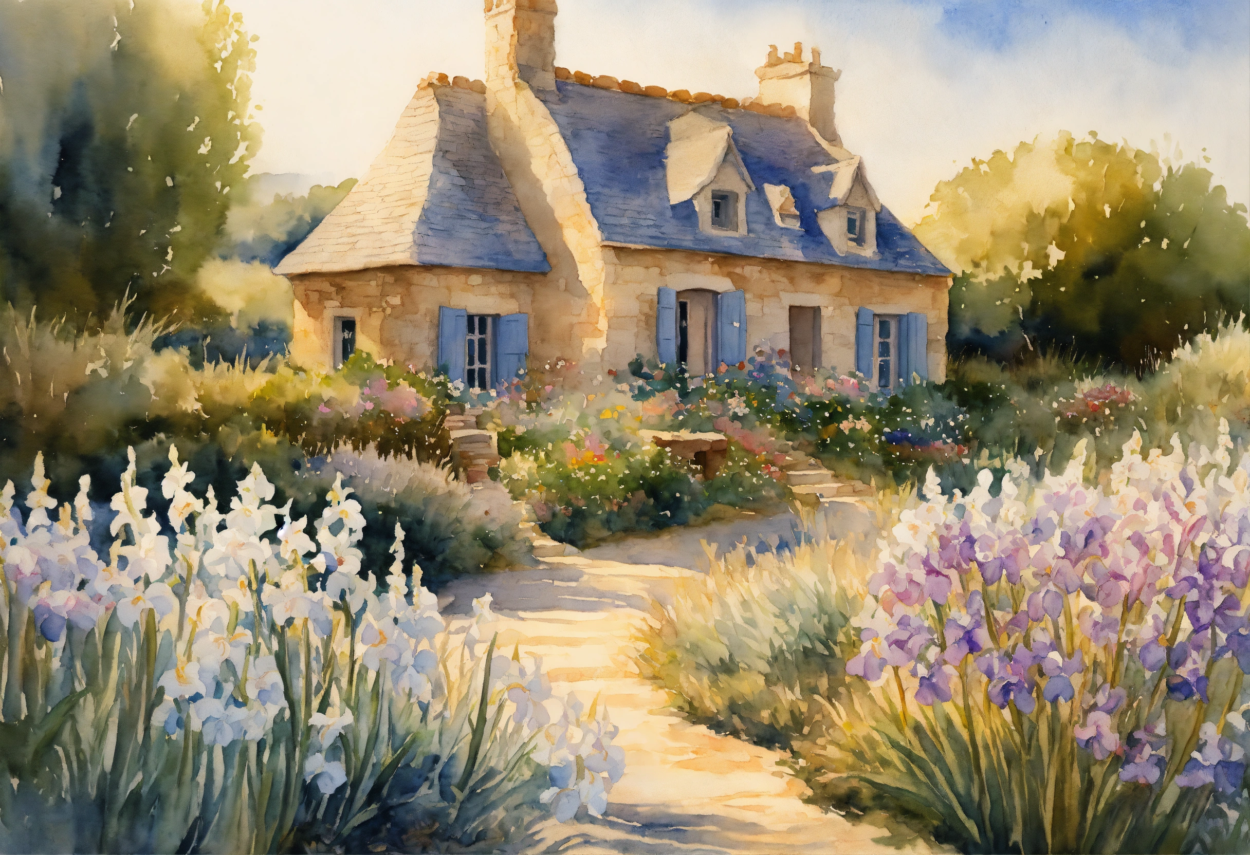 Lexica - Watercolour painting, pastel colours, warm light, intricate ...