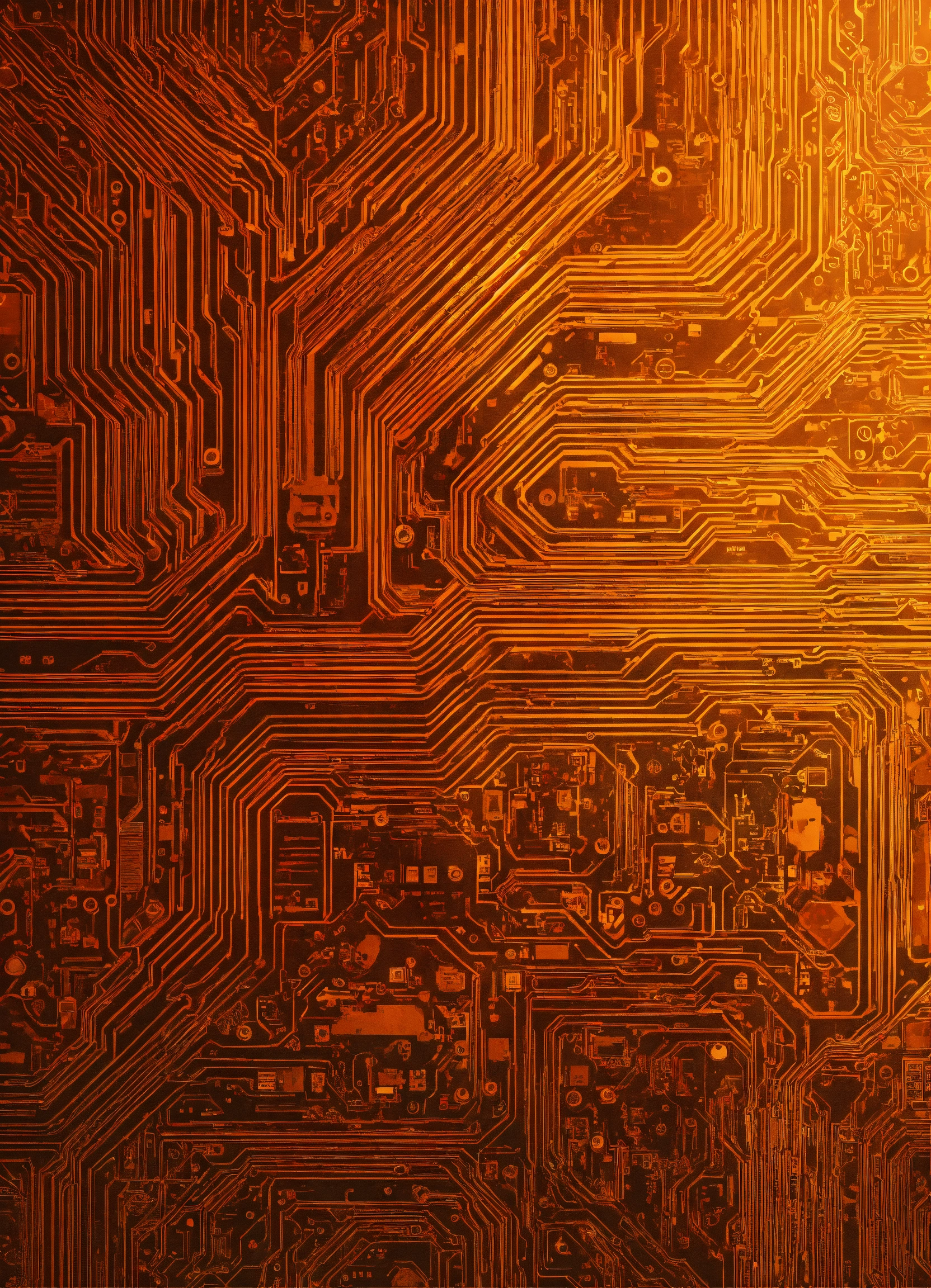 Lexica - 2d flat wallpaper pattern, neural network, circuit, high ...