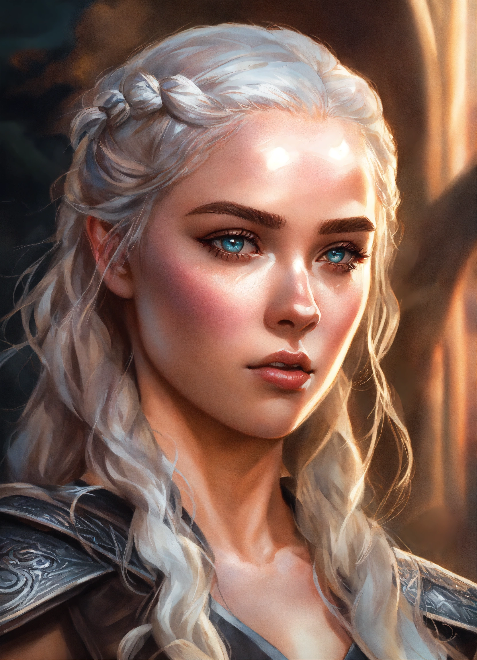 Lexica - Daenerys Targaryen, d & d, fantasy, portrait, highly detailed ...