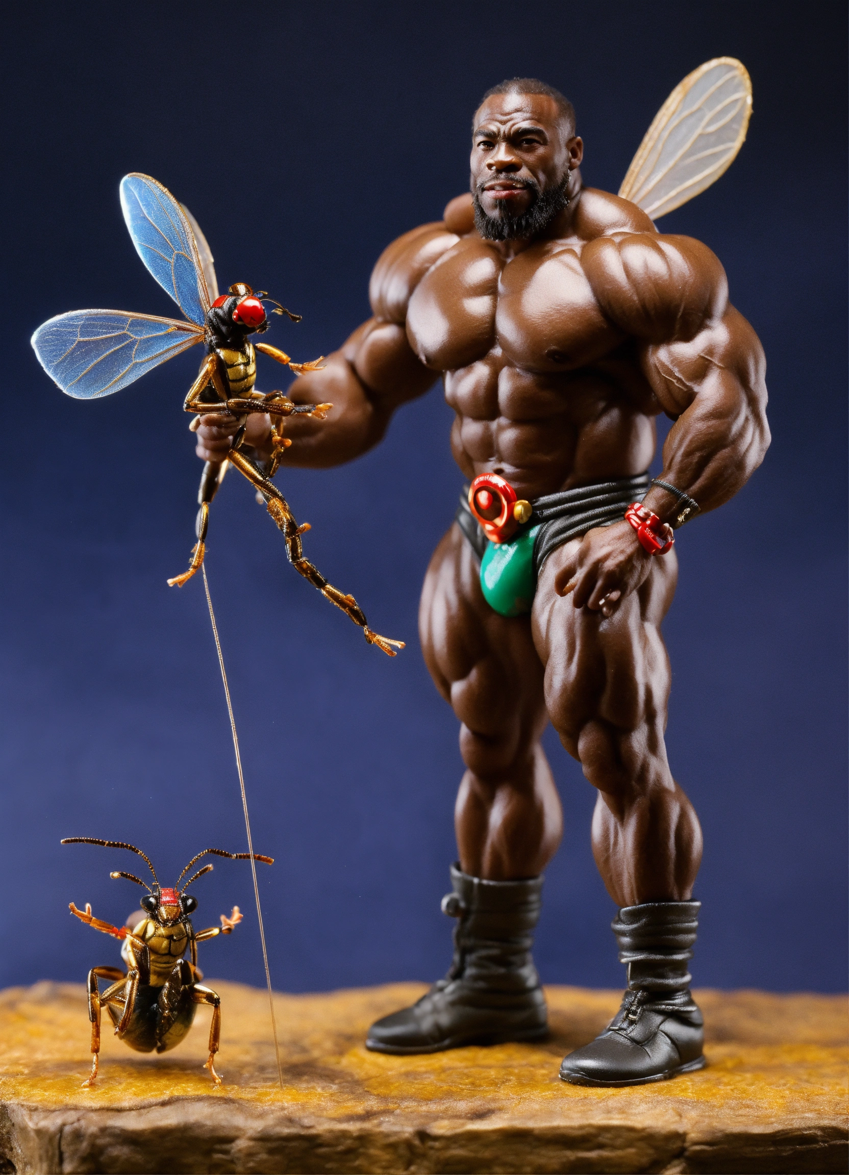 Lexica - 1 inch Bug size Shrunk tiny shrinking micro Rapper fairy toy ...