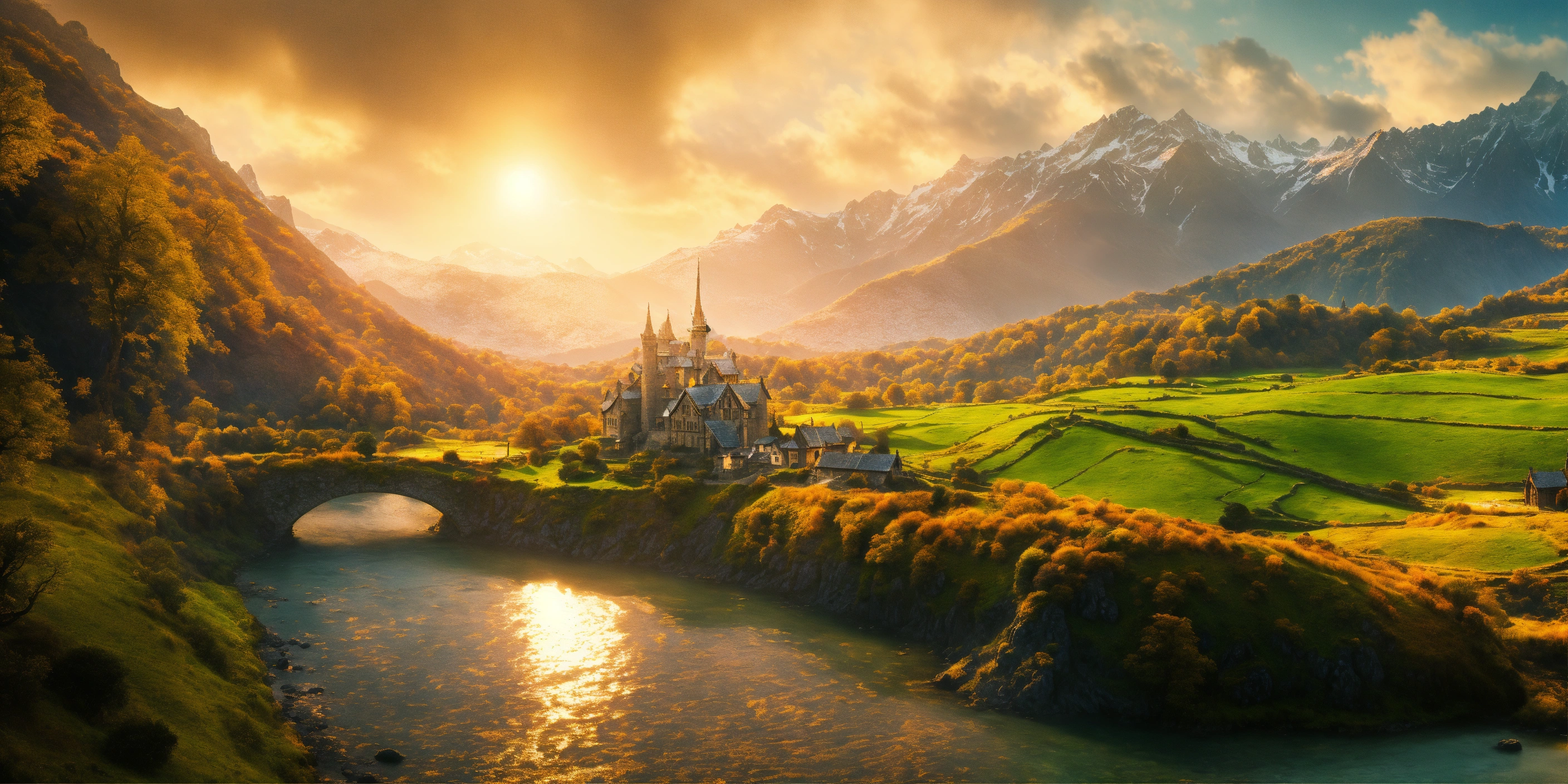 Lexica - Best Lord of the rings beautiful landscape, 8k, cinematic ...