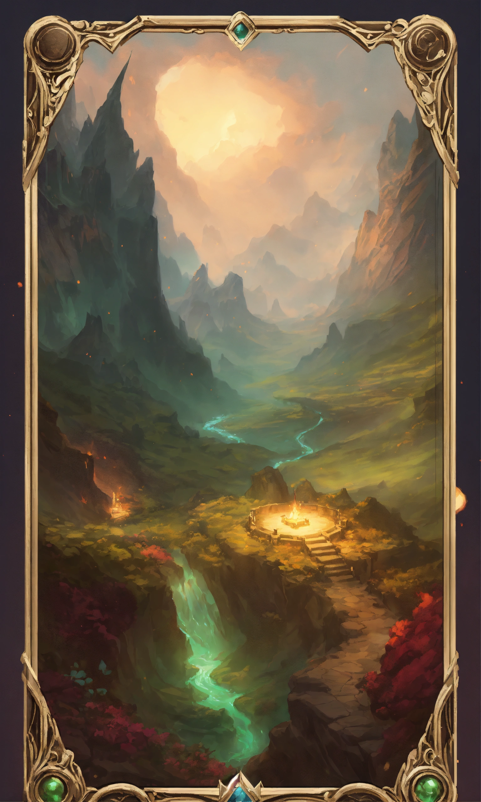 Lexica - Fantasy-style card frame elements for high fantasy style TCG ...