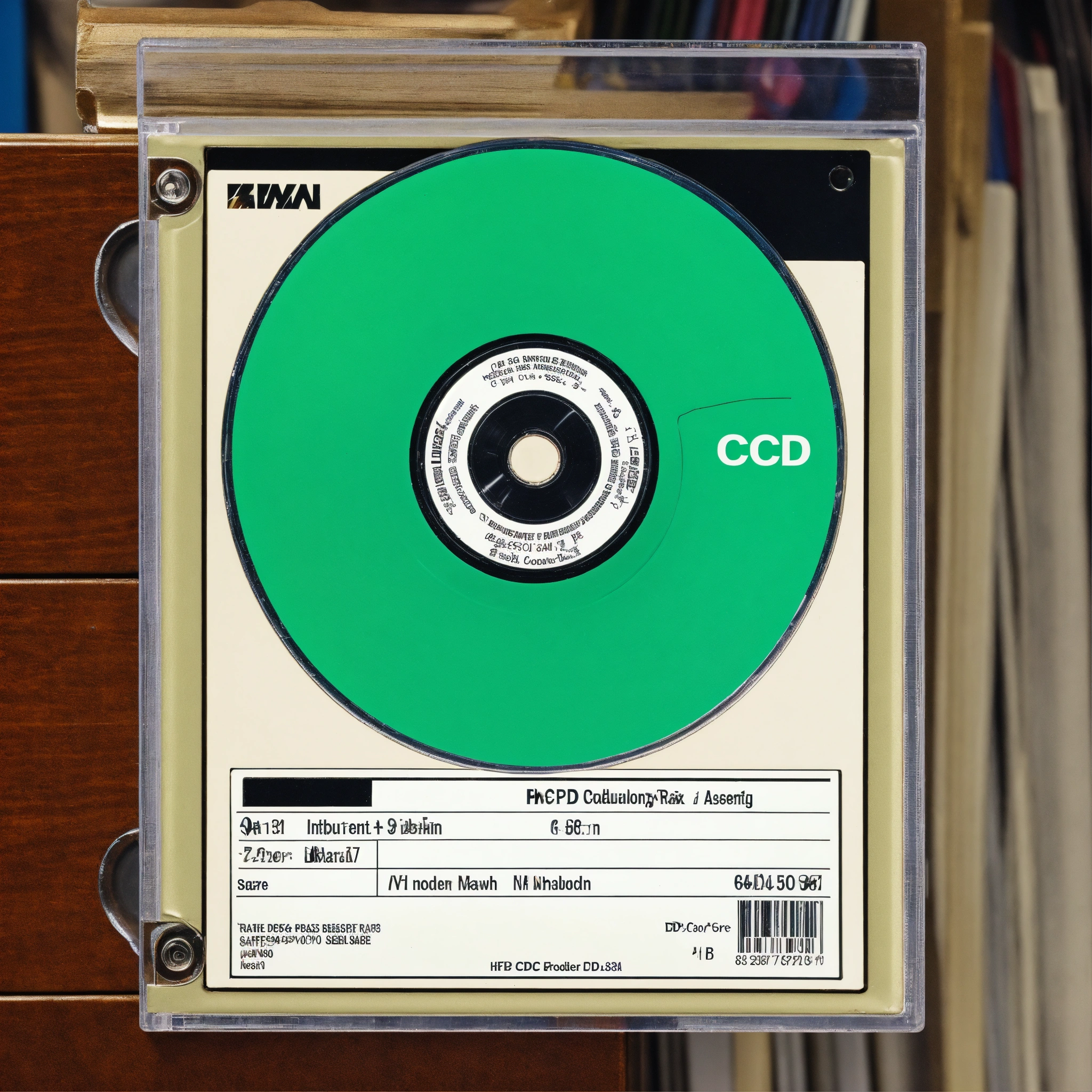 Lexica - A photo of a CD with a high interest rate. The CD is in a safe ...