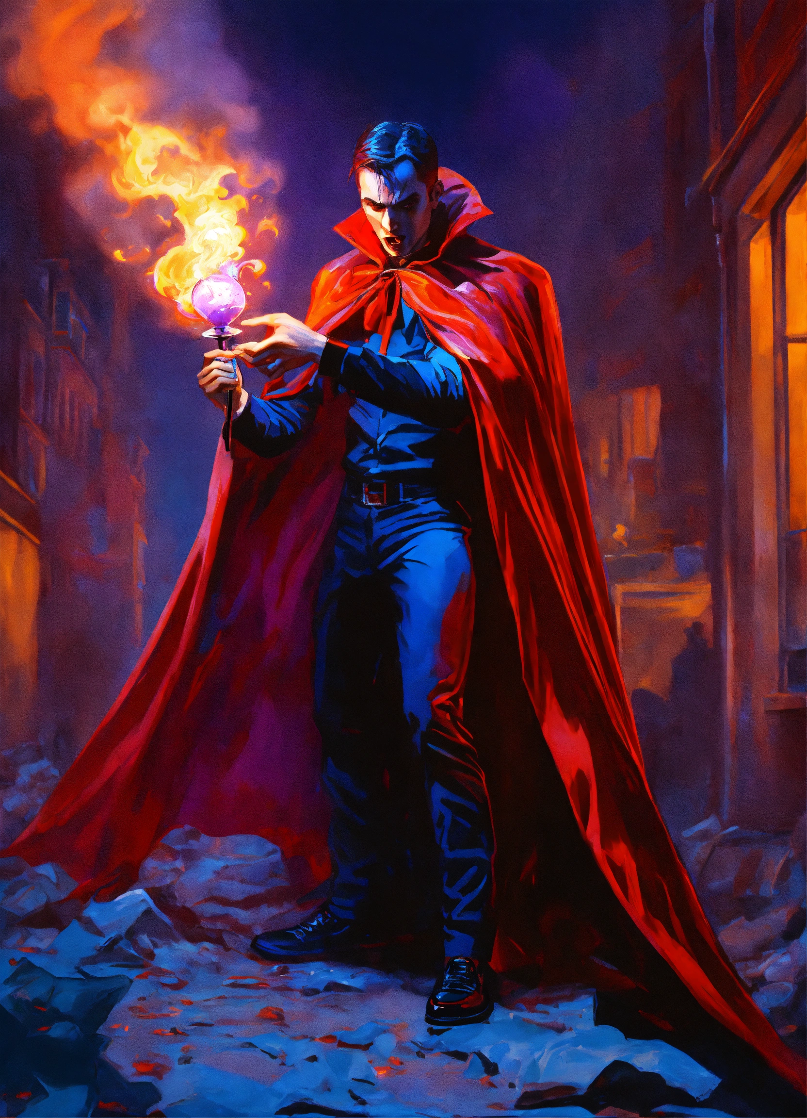Lexica - ALL glassblowing superrealism style urban vampire STYLE ...