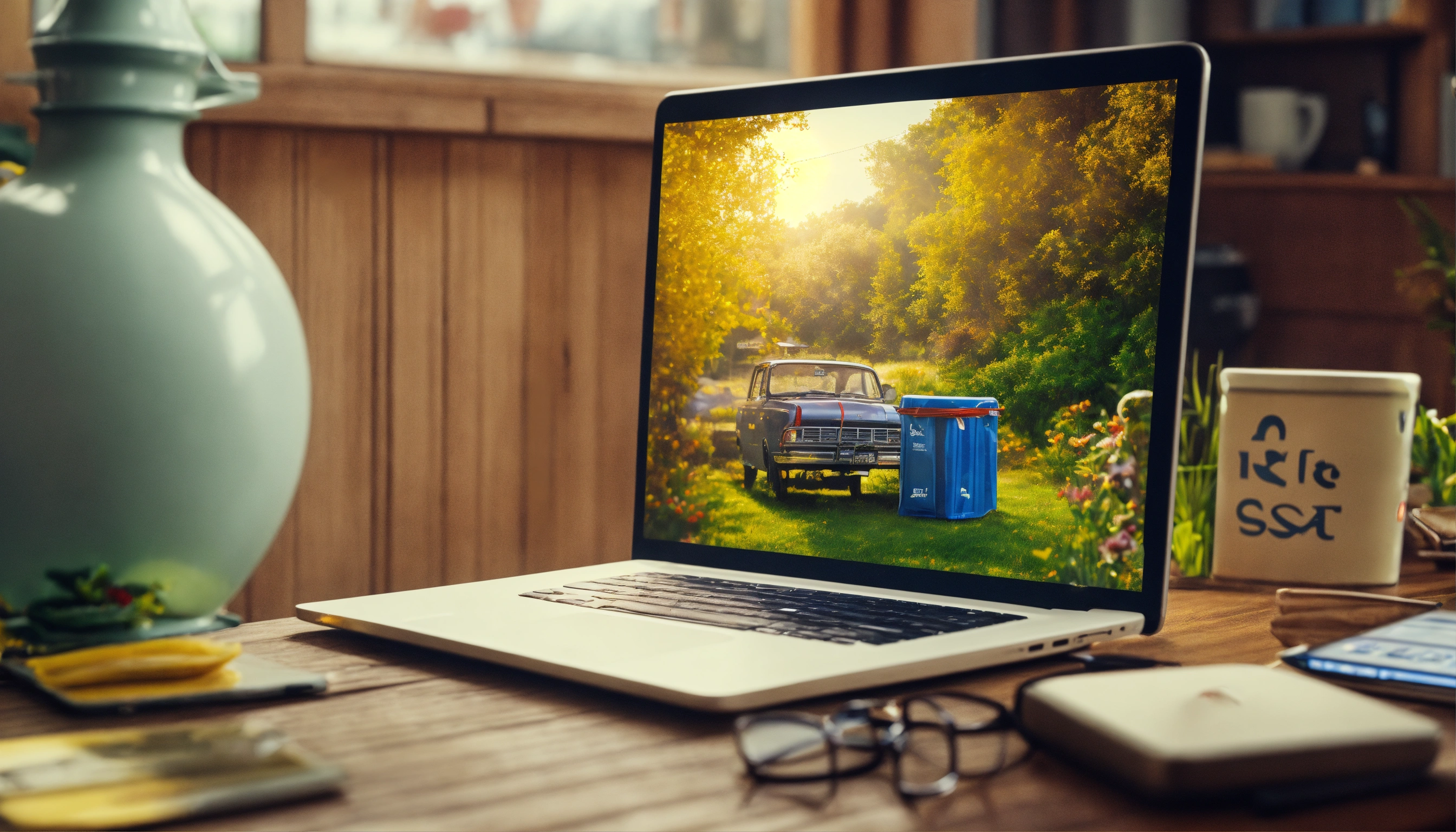 Lexica - A realistic photo that illustrates online advertising