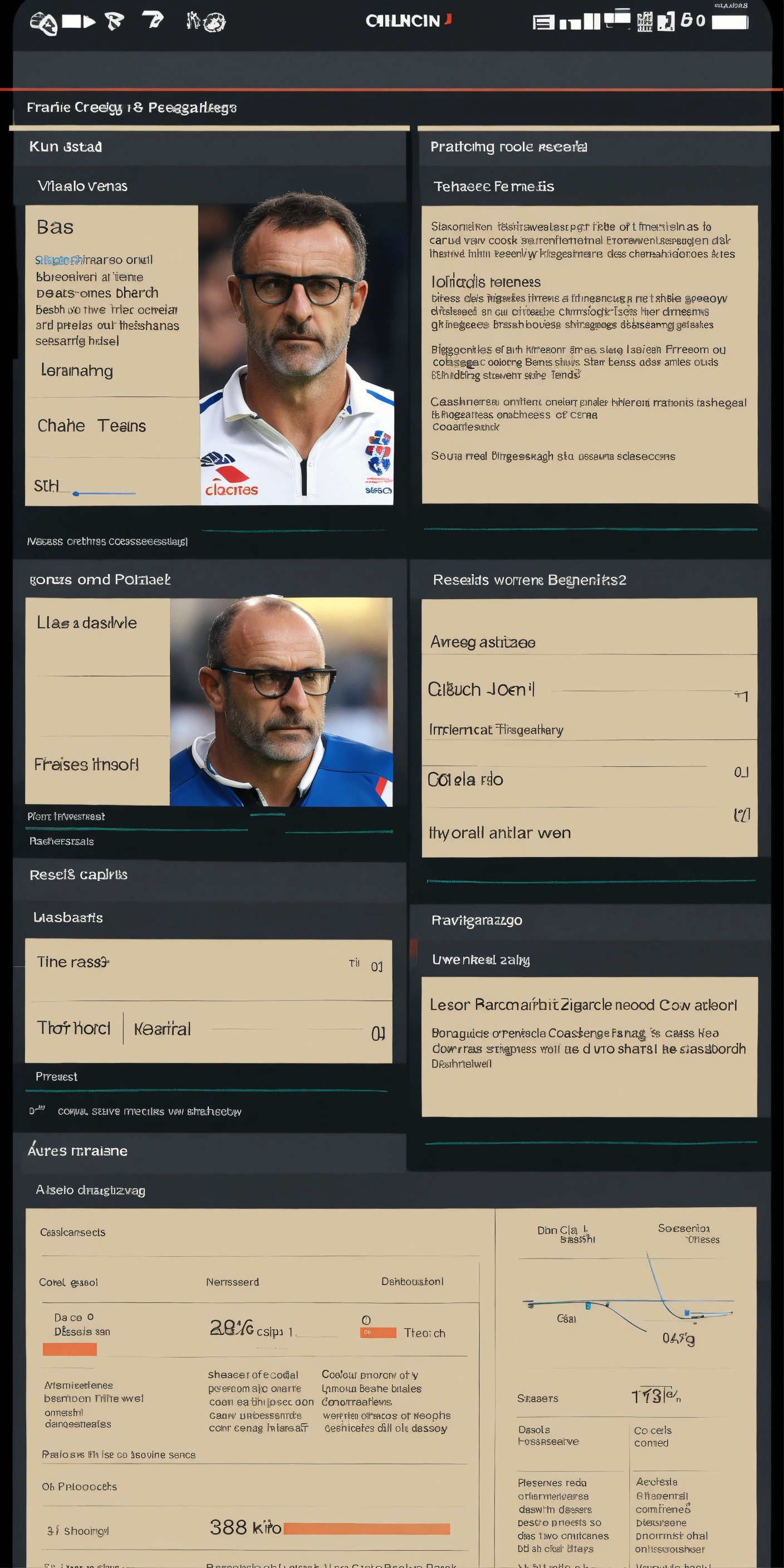 Lexica - Portrait of a french rugby coach wearing a pair of oversized ...