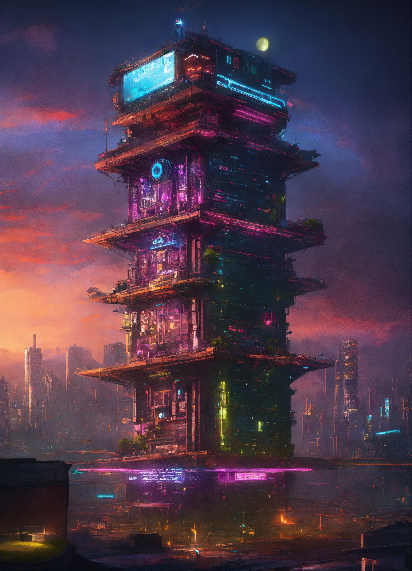 Lexica - Cyber punk TOWER