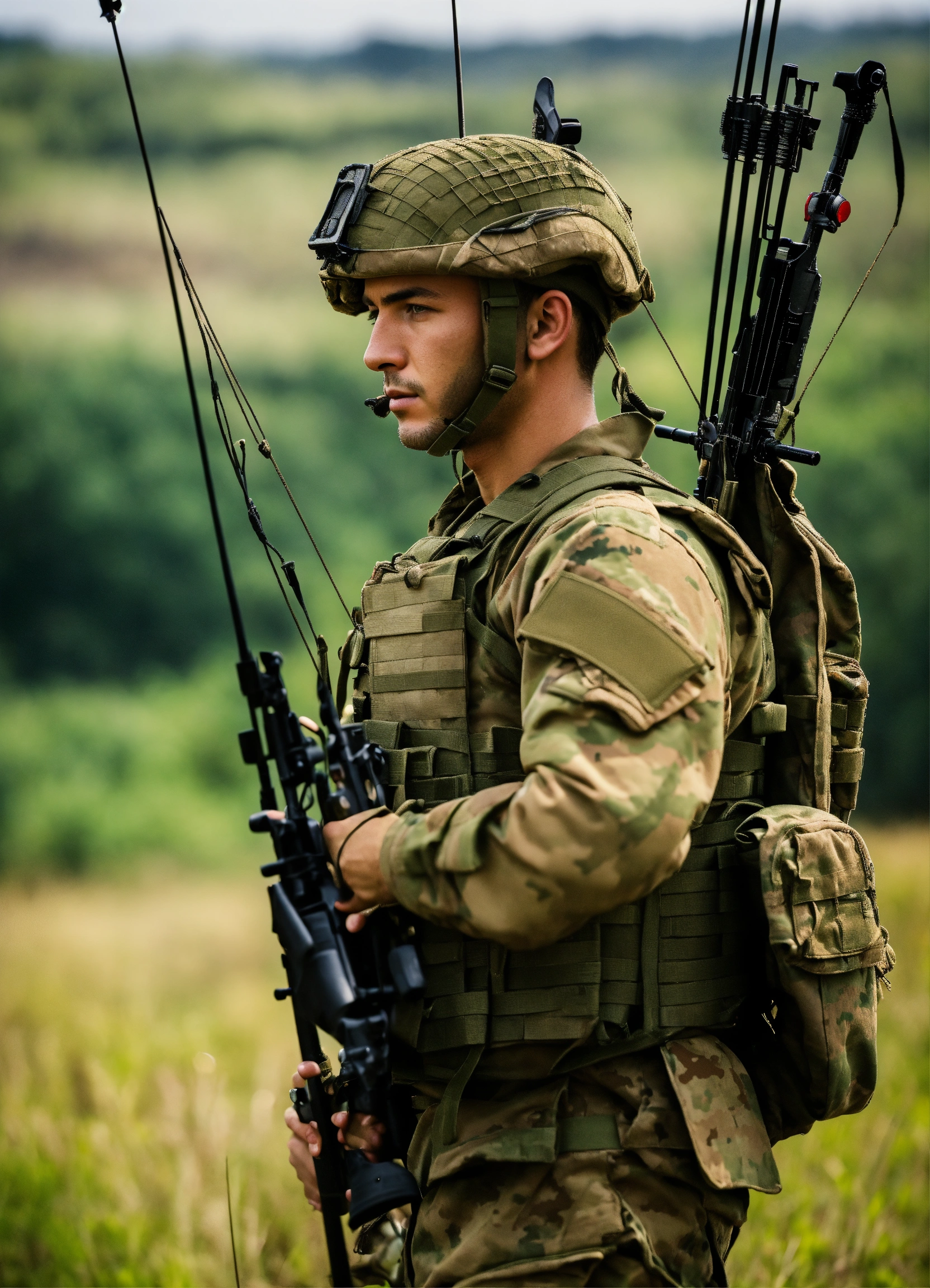 Lexica - Soldier with a bow on the battlefield