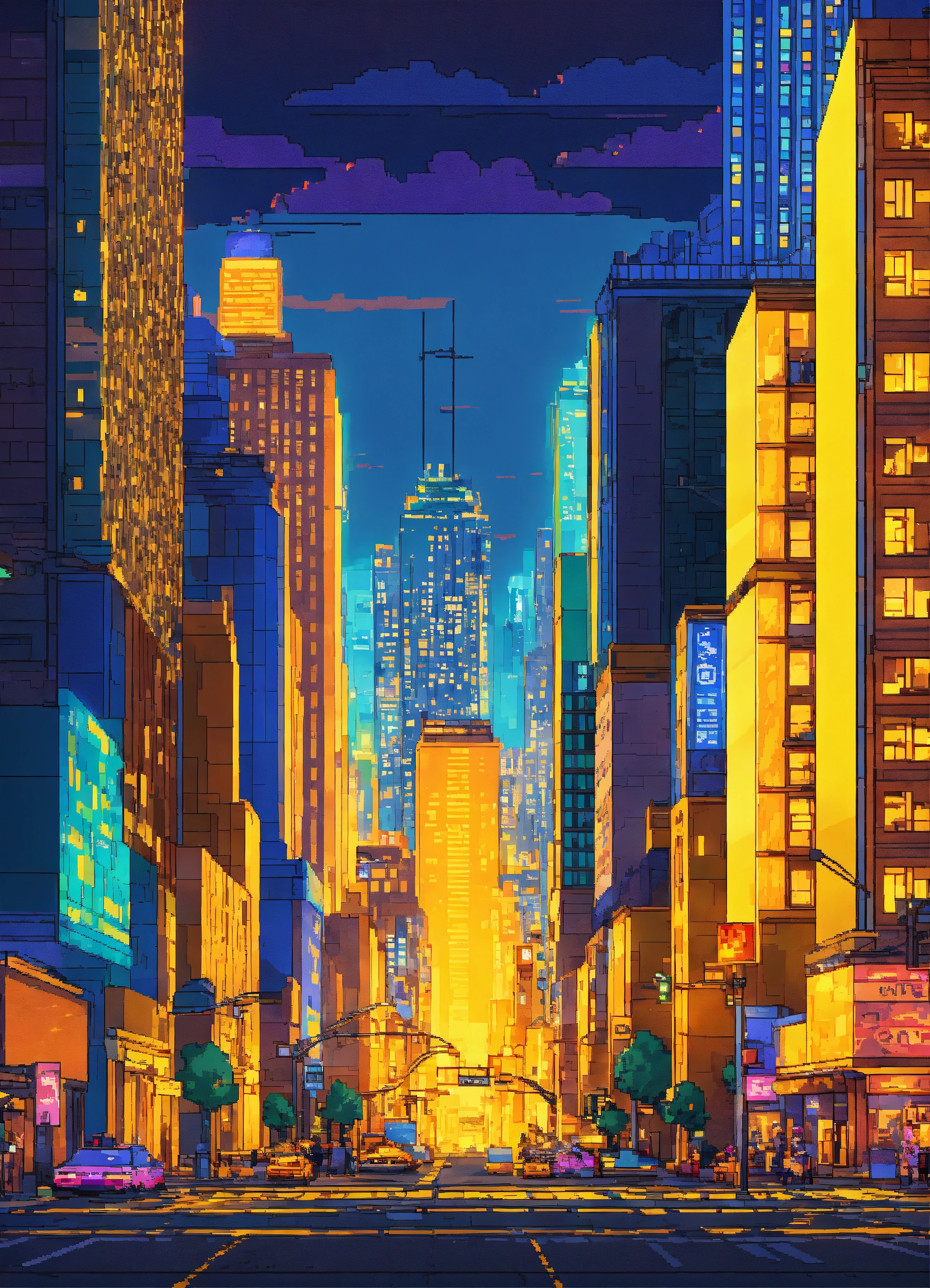 Lexica - Create an 8-bit video game-inspired world with a cityscape ...