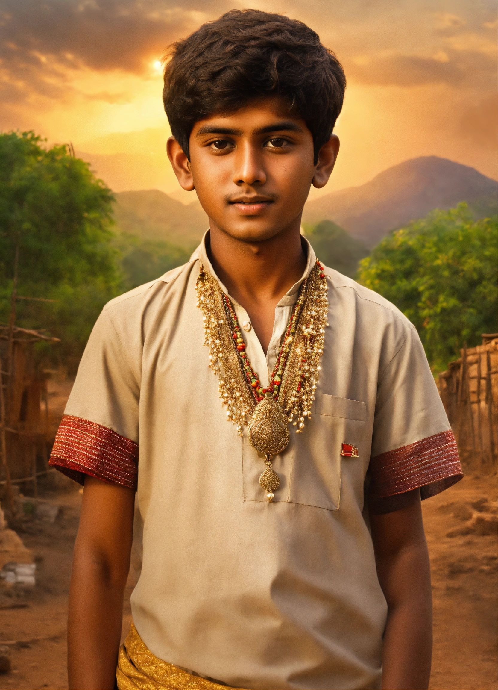 Lexica - Generate an image of Aryan a young Indian boy now a social ...