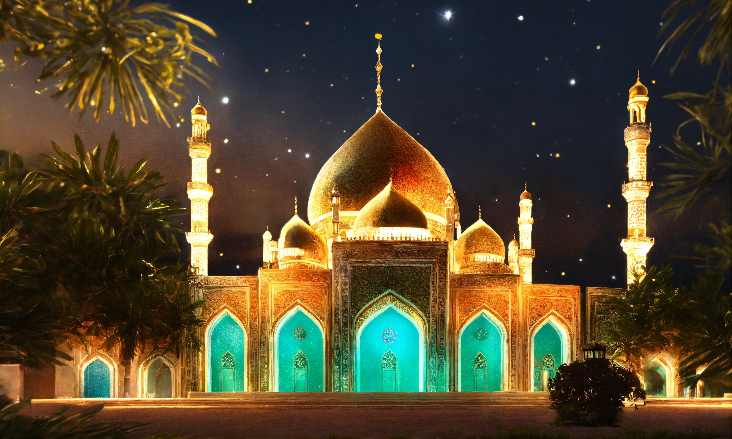 Lexica - Create an artistic representation of Mawlid celebrations