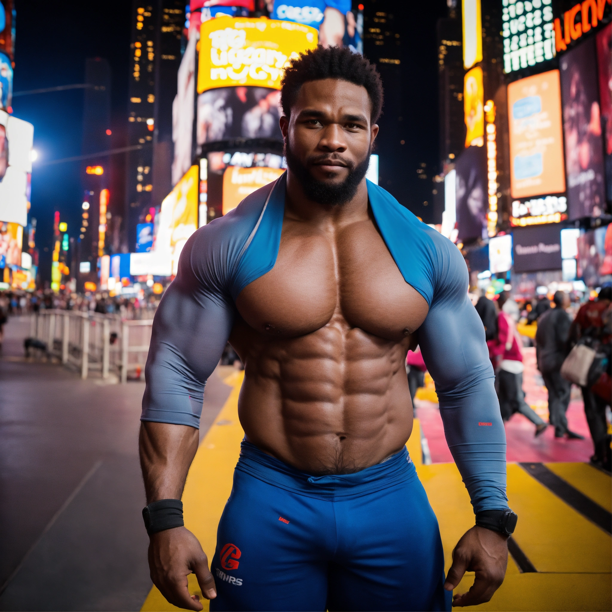 Lexica - 30-year-old hairy Malagasy man with big muscles, big ...