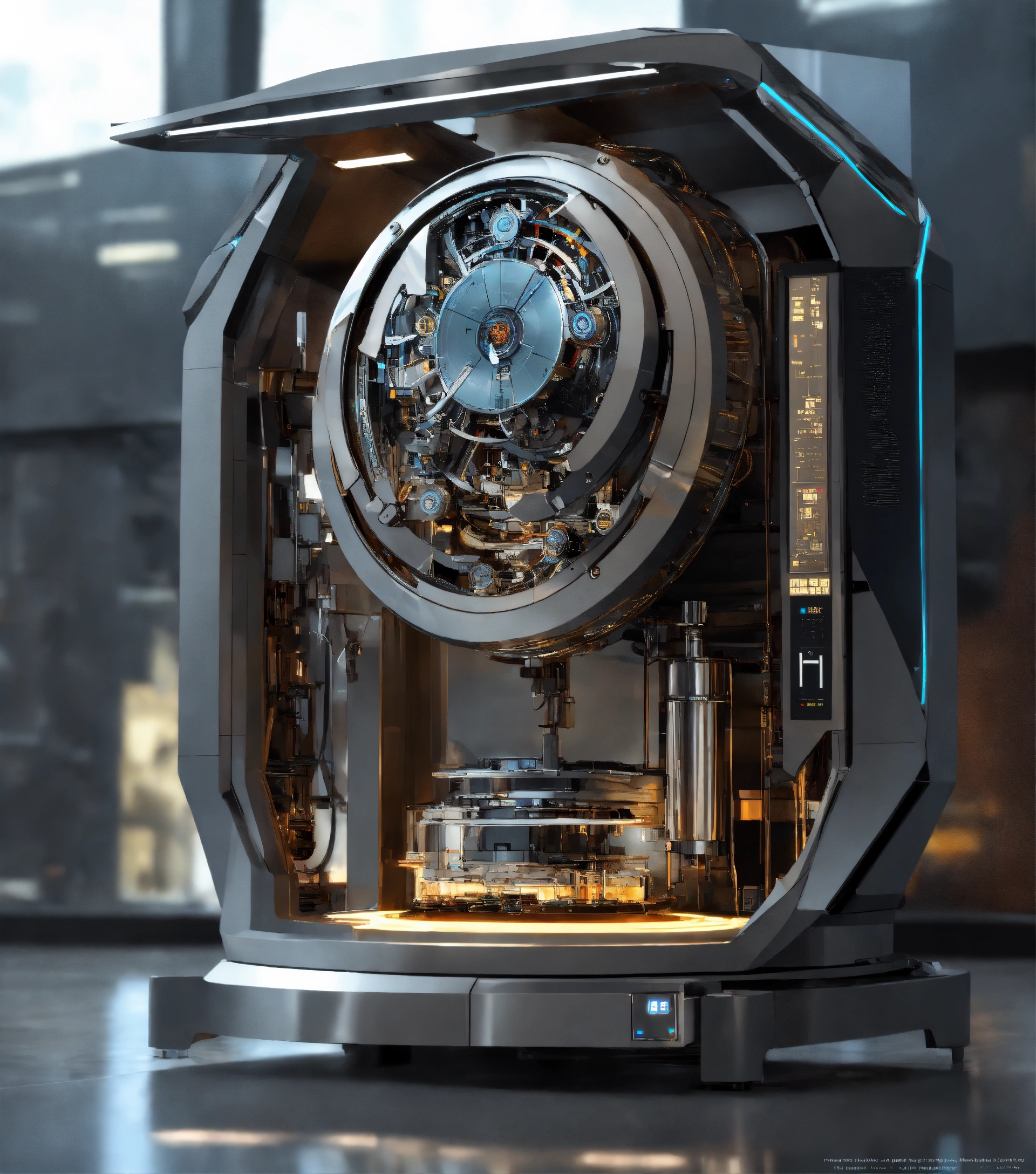 Lexica - Futuristic style automatic machine {prompt} . sleek, modern ...