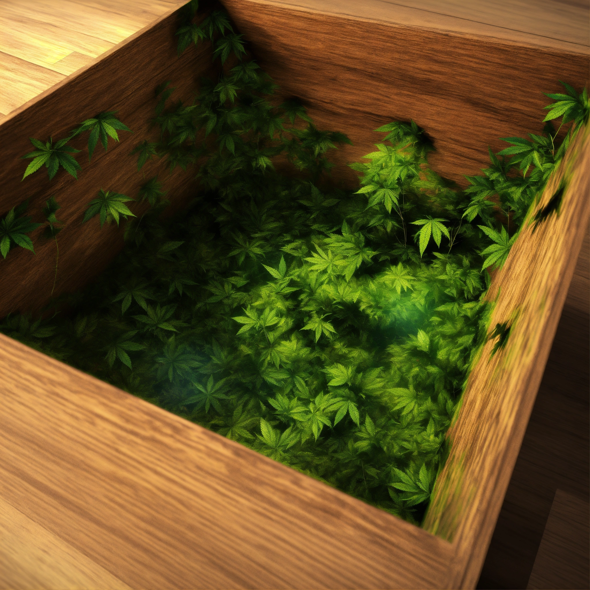 Lexica - A cubemap 3 sides projection texture for a box with optical ...
