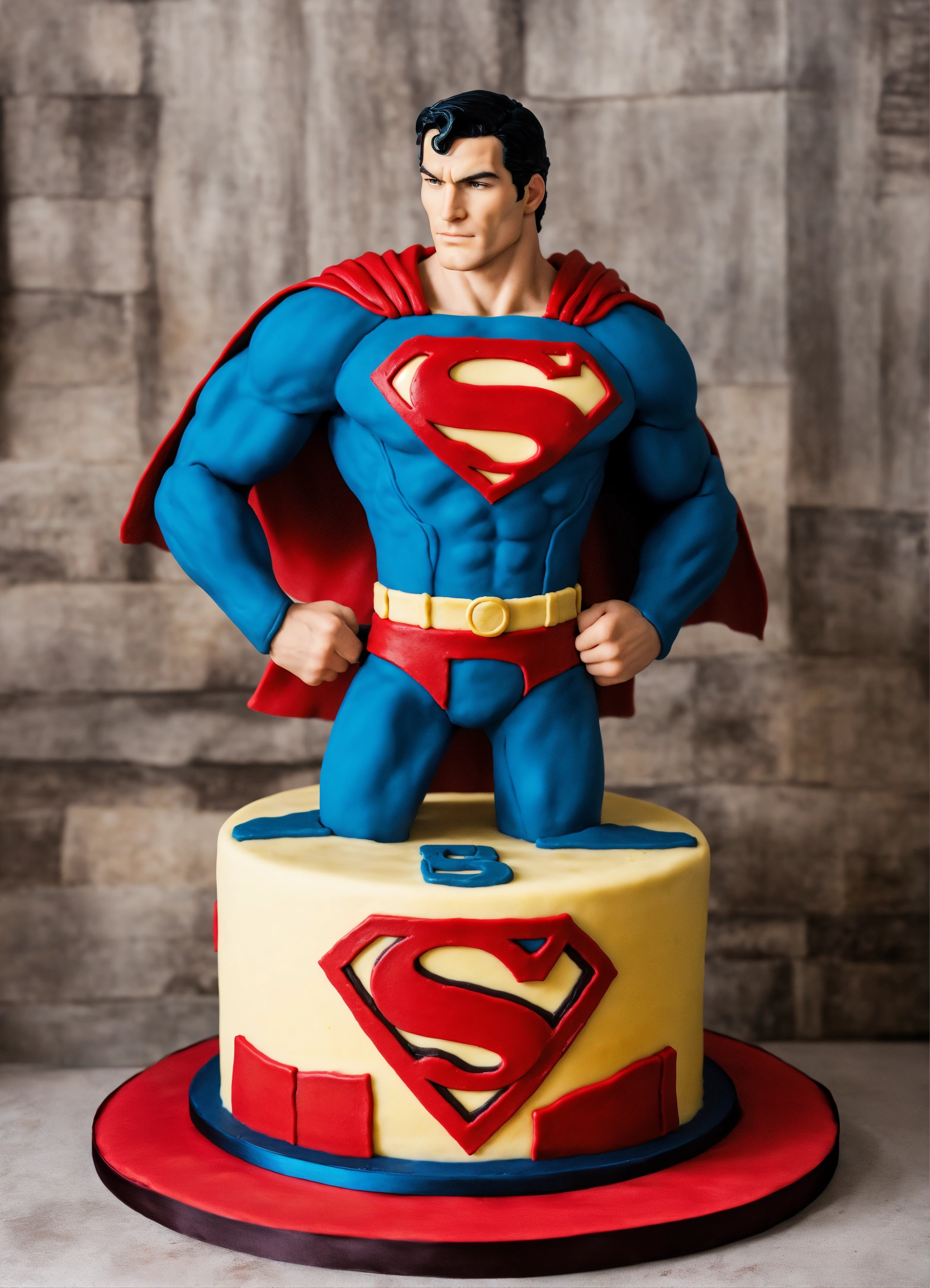 Lexica - Design a cake that captures the essence of Superman. Create a ...
