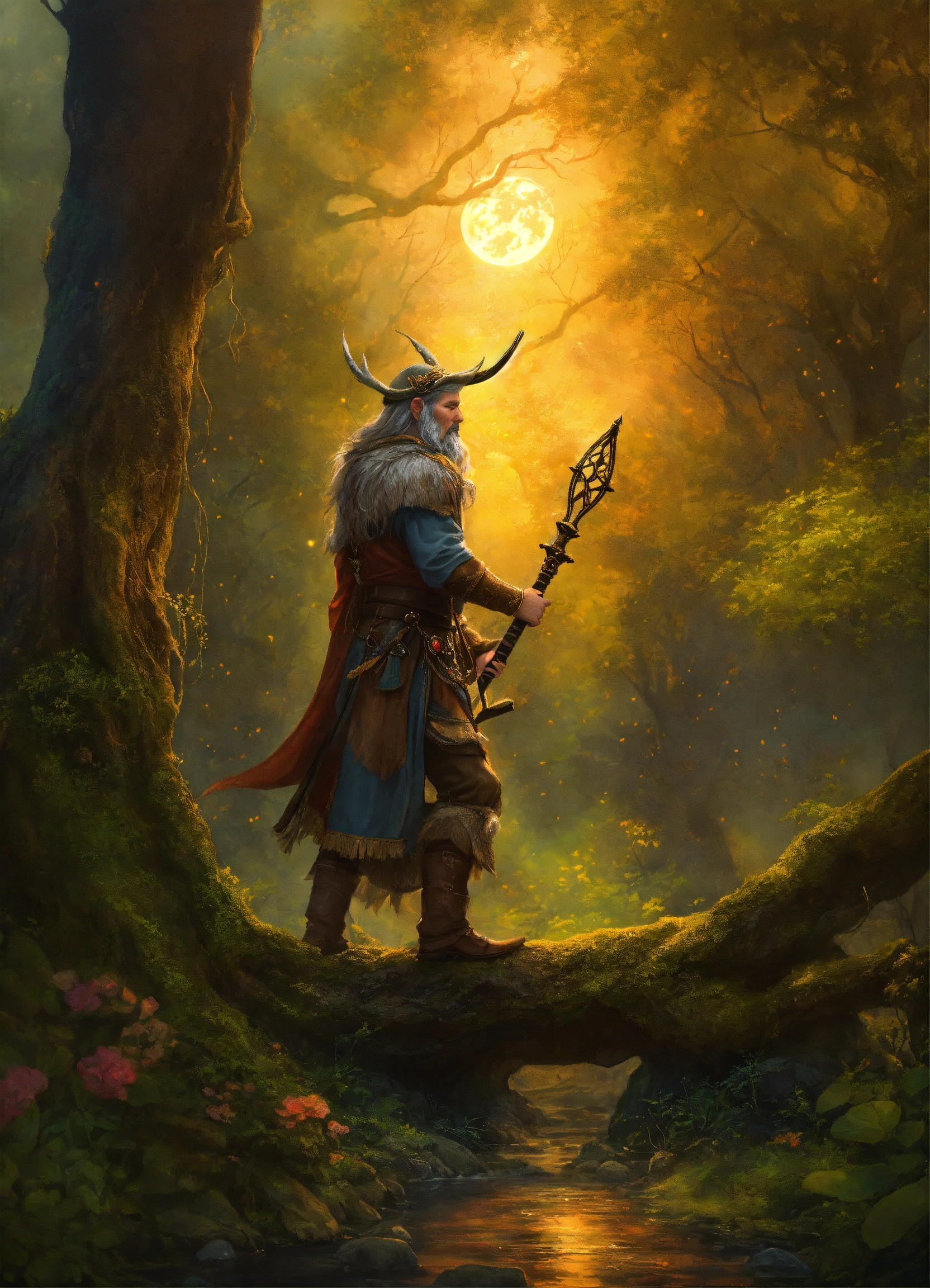 Lexica - "Imagine an enchanting forest where ancient, gnarled trees ...