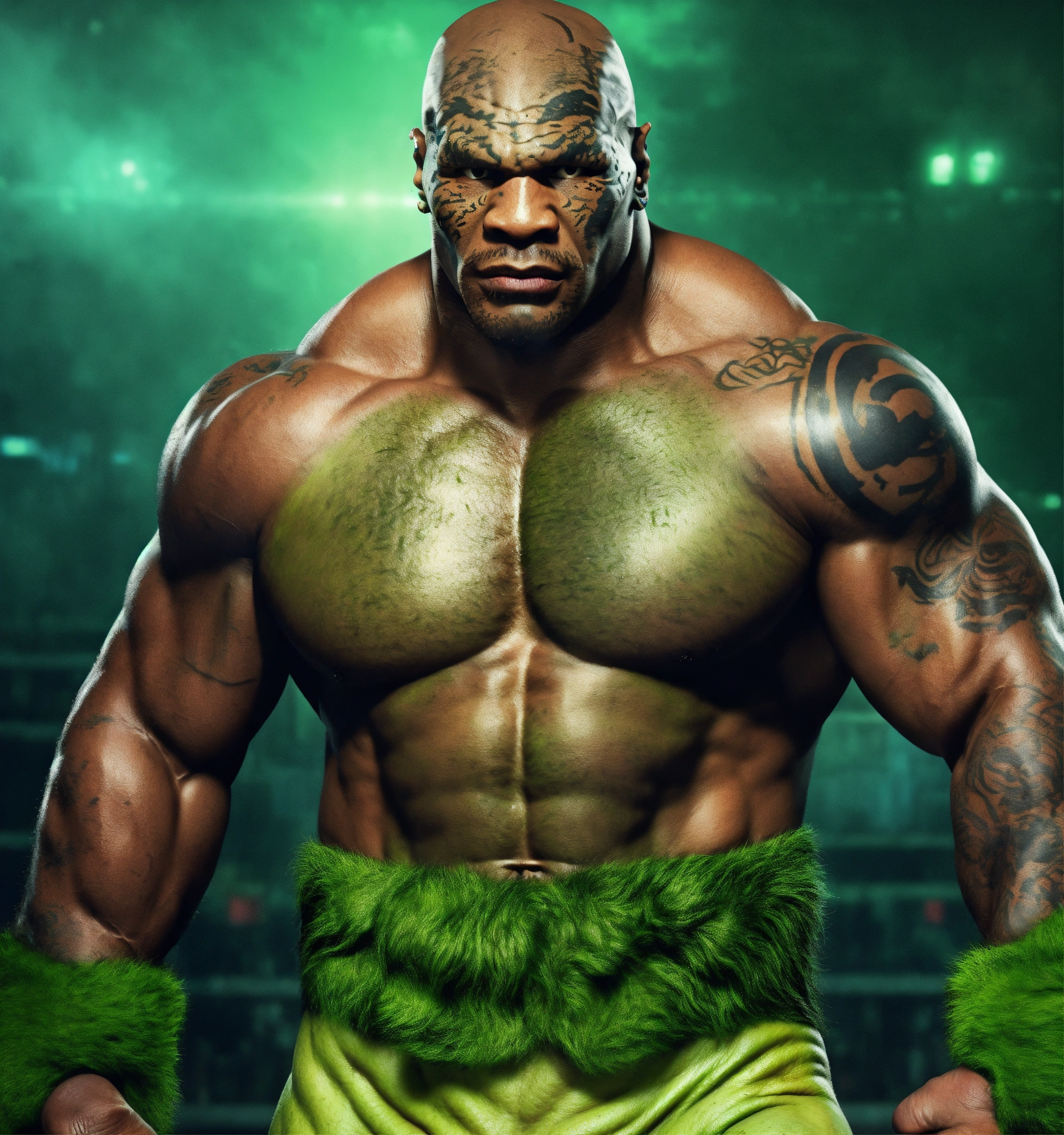 Lexica - Mike tyson hulk, 8k
